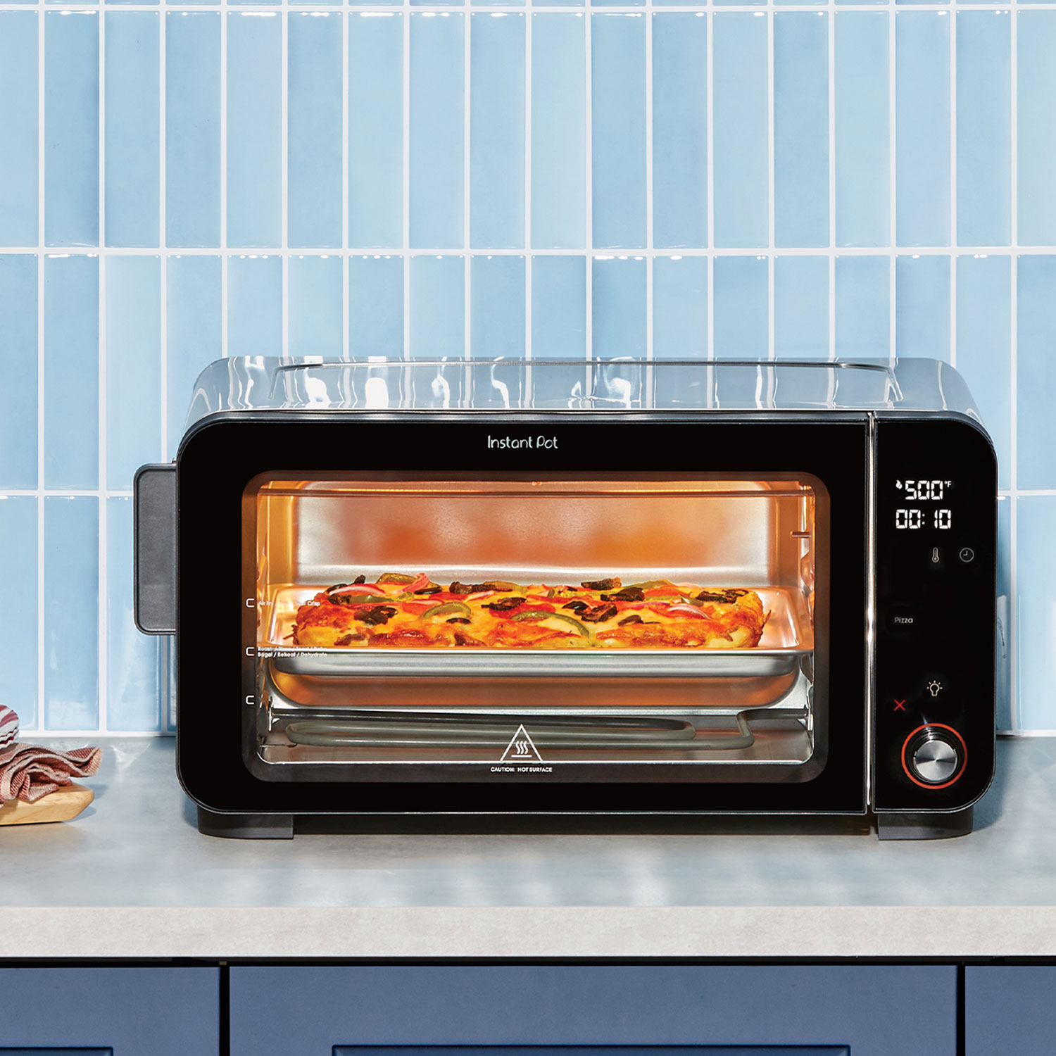 Instant Pot InstantHeat 10-in-1 Air Fryer Toaster Oven - Stainless Steel/Black