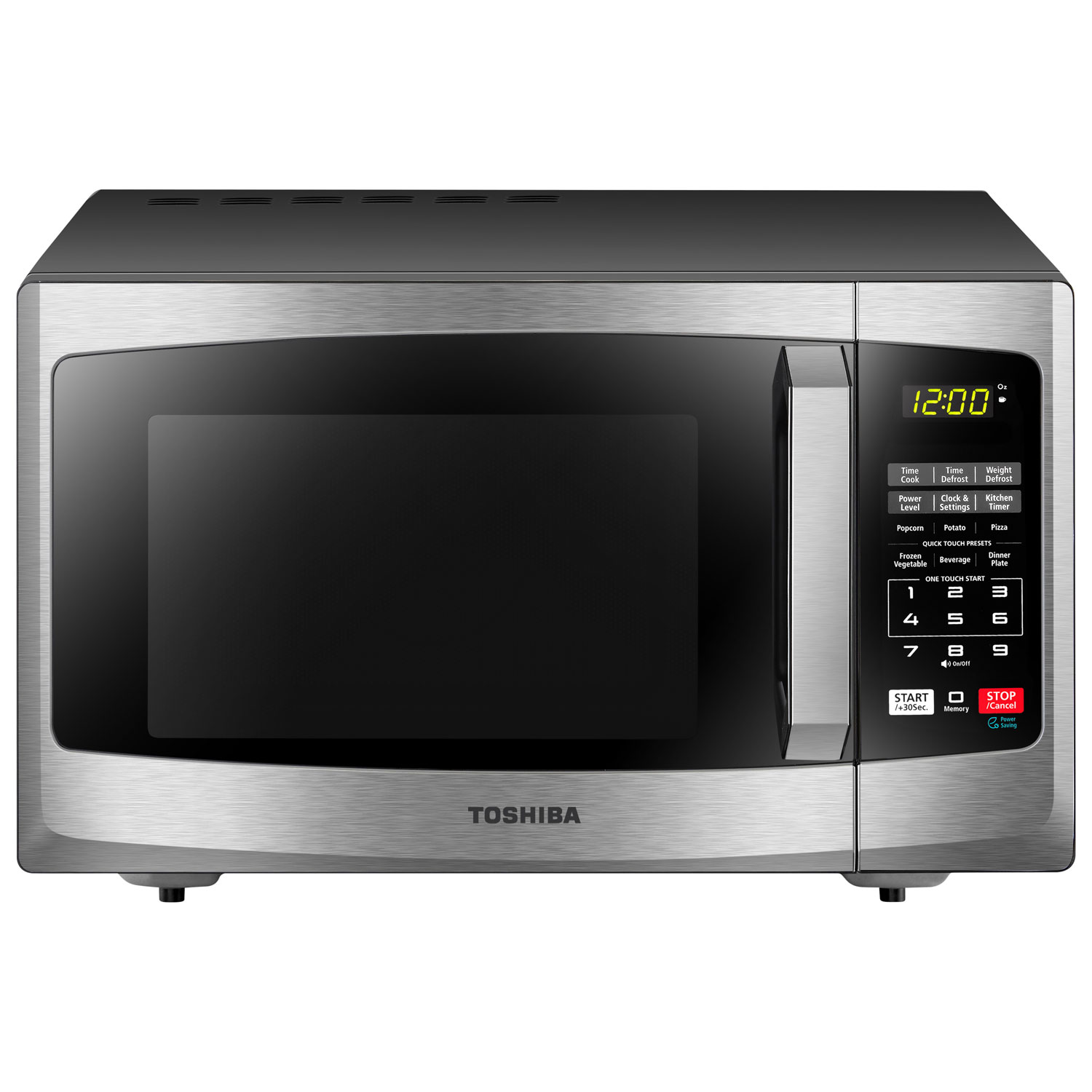 Four à micro-ondes de comptoir de 0,9 pi³ de Toshiba/CA) - Acier inoxydable