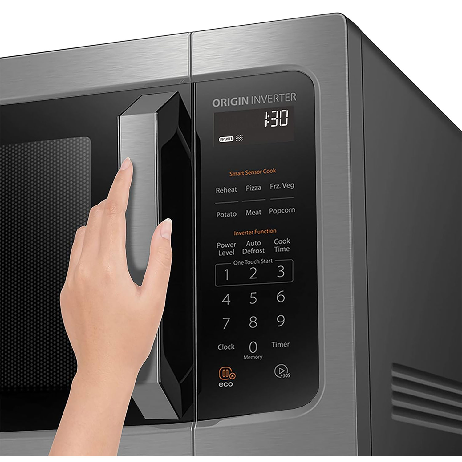 Four à micro-ondes de 1,6 pi³ de Toshiba - Acier inoxydable