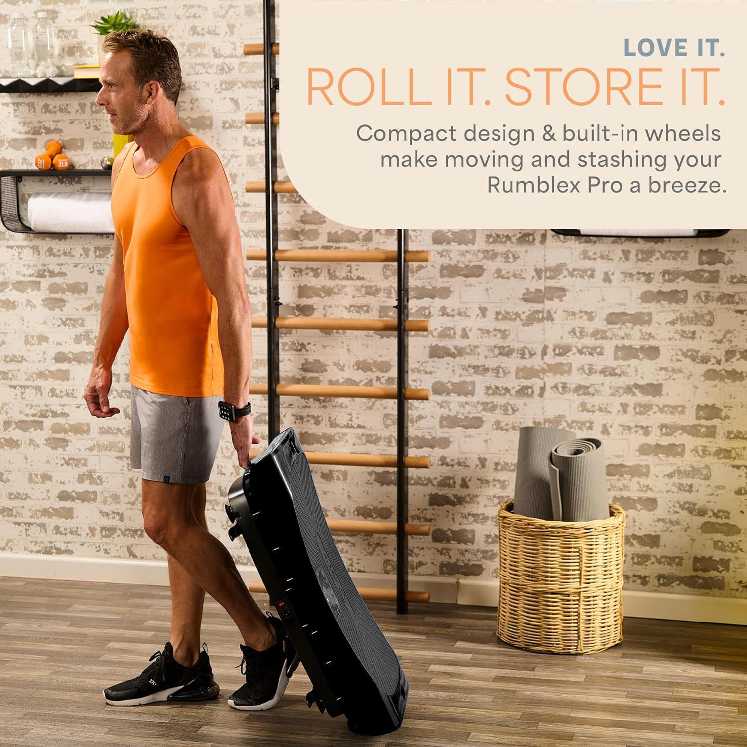 Lifepro Rumblex Pro 4D Vibration Plate Exercise Machine – Whole Body Vibrating Platform for Recovery, Weight Loss & Strength Training with Triple