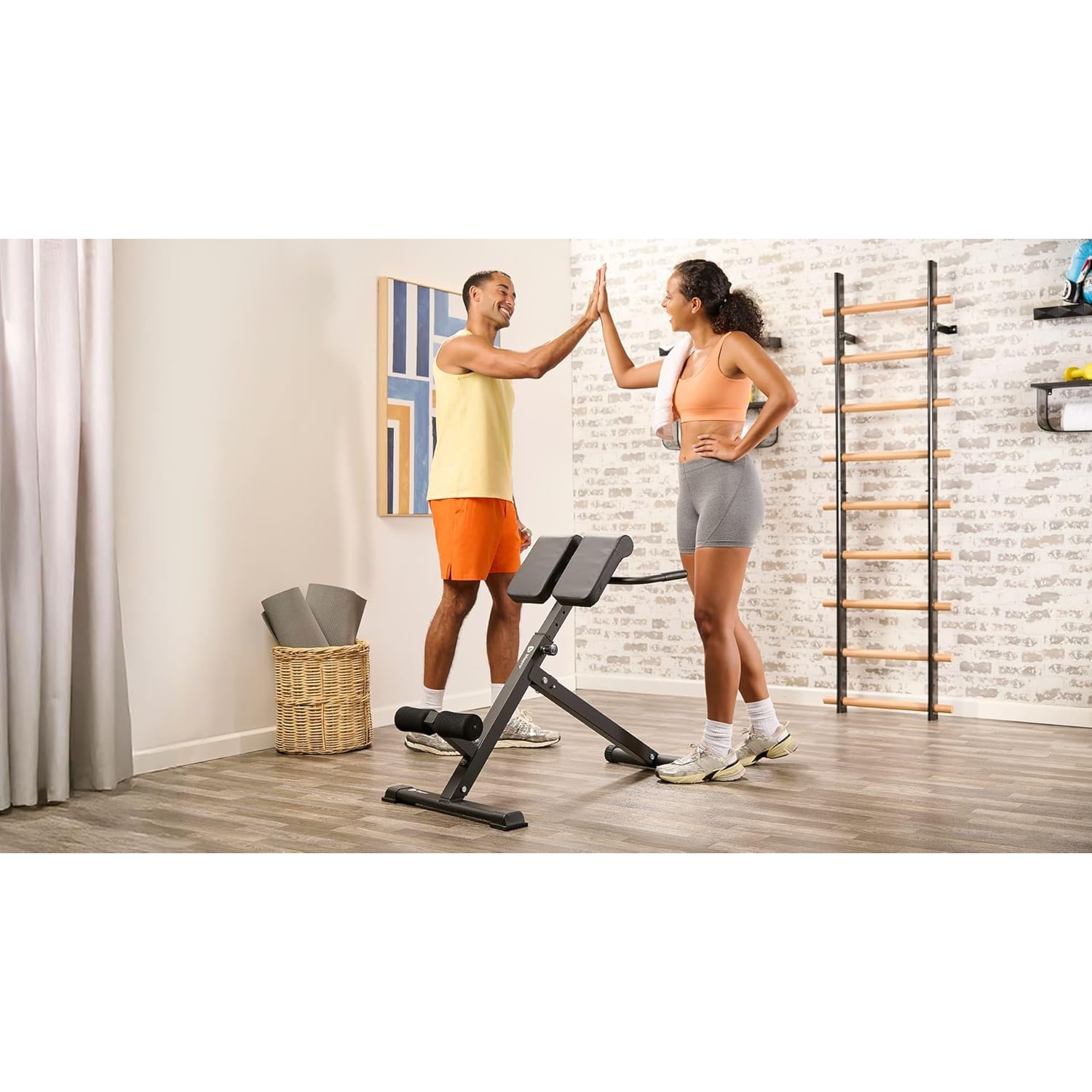 Lifepro SculptTrainer Roman Chair – Adjustable Hyperextension Bench for Strength Training, Back Extensions, Ab Workouts & Sit-Ups – Foldable for Home