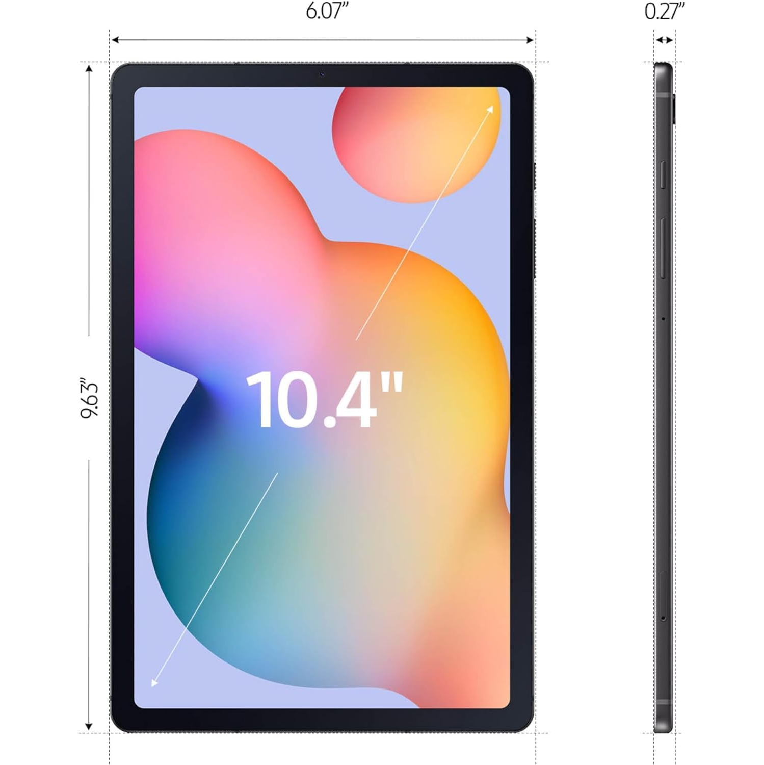 Samsung Galaxy Tab S6 Lite 10 4&nbsp;po Wi-Fi Android, stockage 128&nbsp;Go - Gris Oxford (SM-P620)