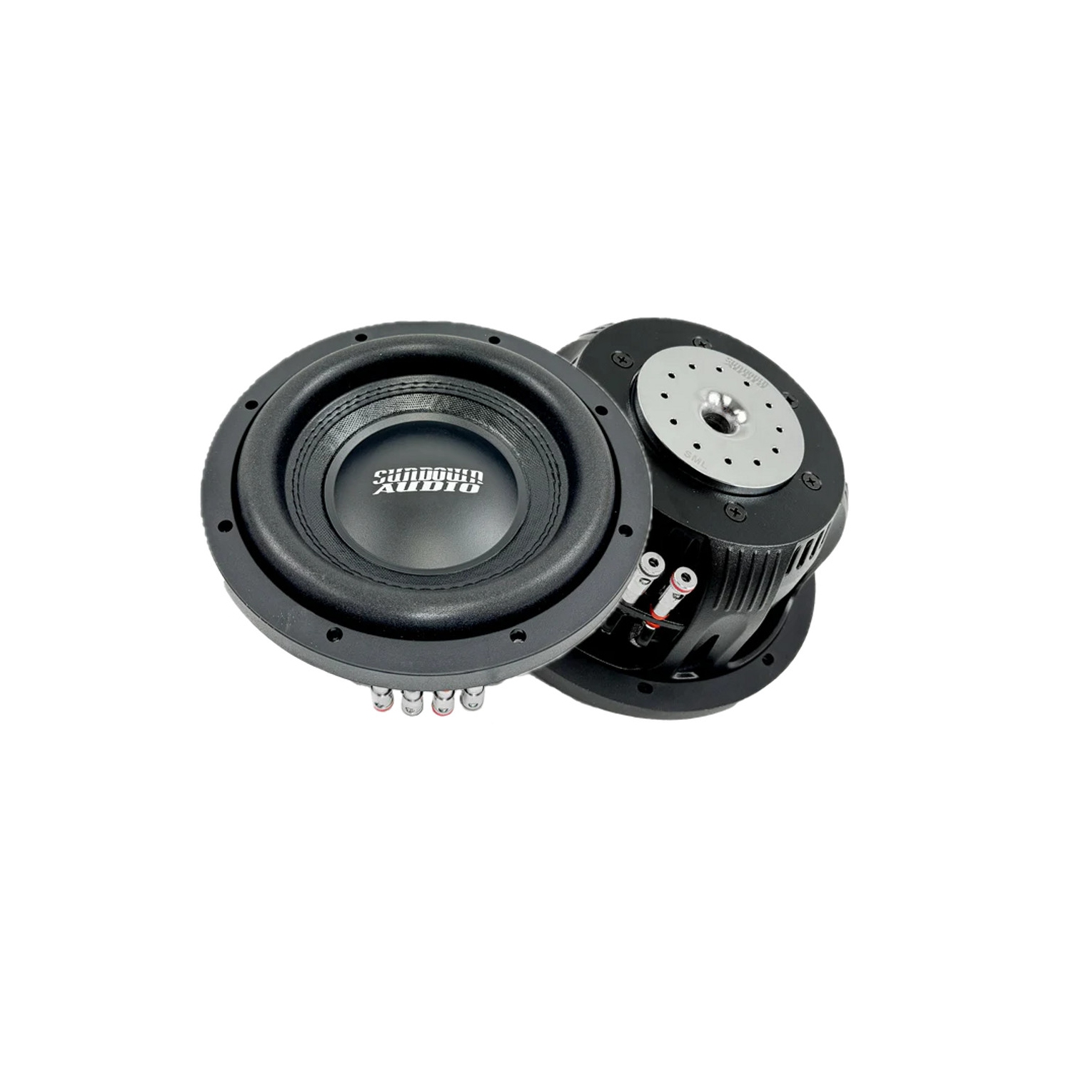 Haut-parleur d'extrêmes graves peu profond RMS SML-8 8 po de Sundown Audio 300 W - Deux 2 Ohm