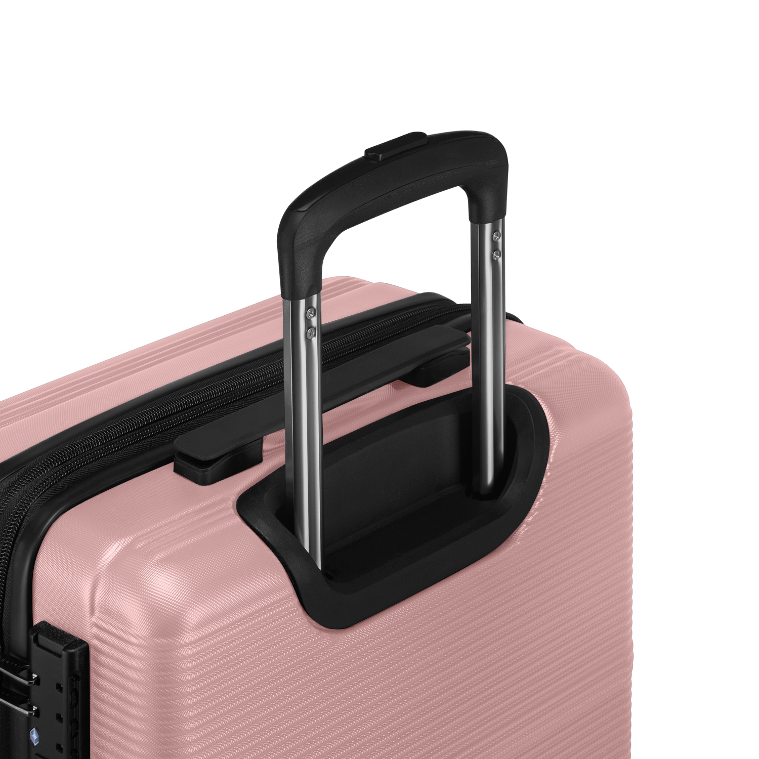 Ensemble de 3 valises rigides extensibles Bruxelles de Bugatti - Rose