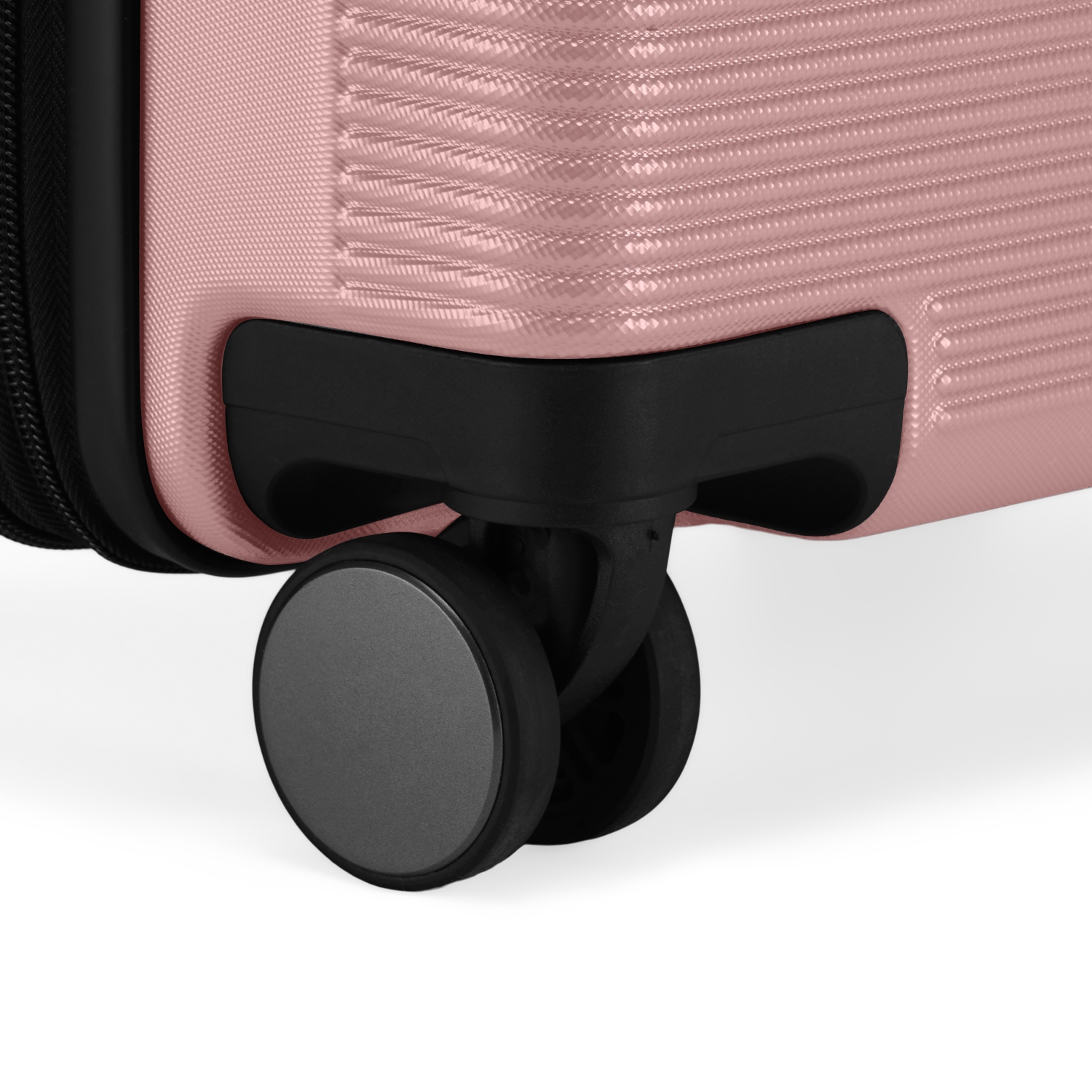 Ensemble de 3 valises rigides extensibles Bruxelles de Bugatti - Rose