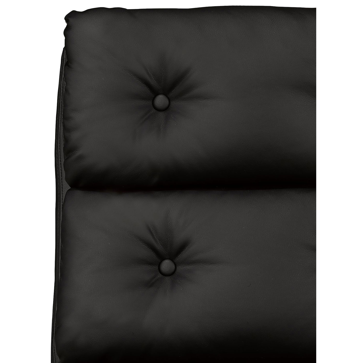 Fauteuil de bureau ergonomique à dossier haut en tissu Elita de Brassex - Noir