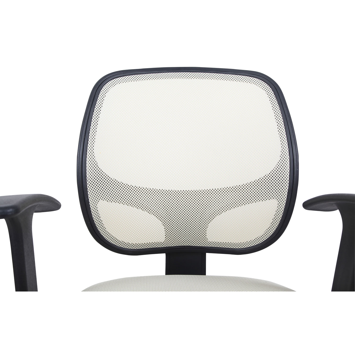 Brassex Eliza Ergonomic High-Back Fabric Office Chair - Beige