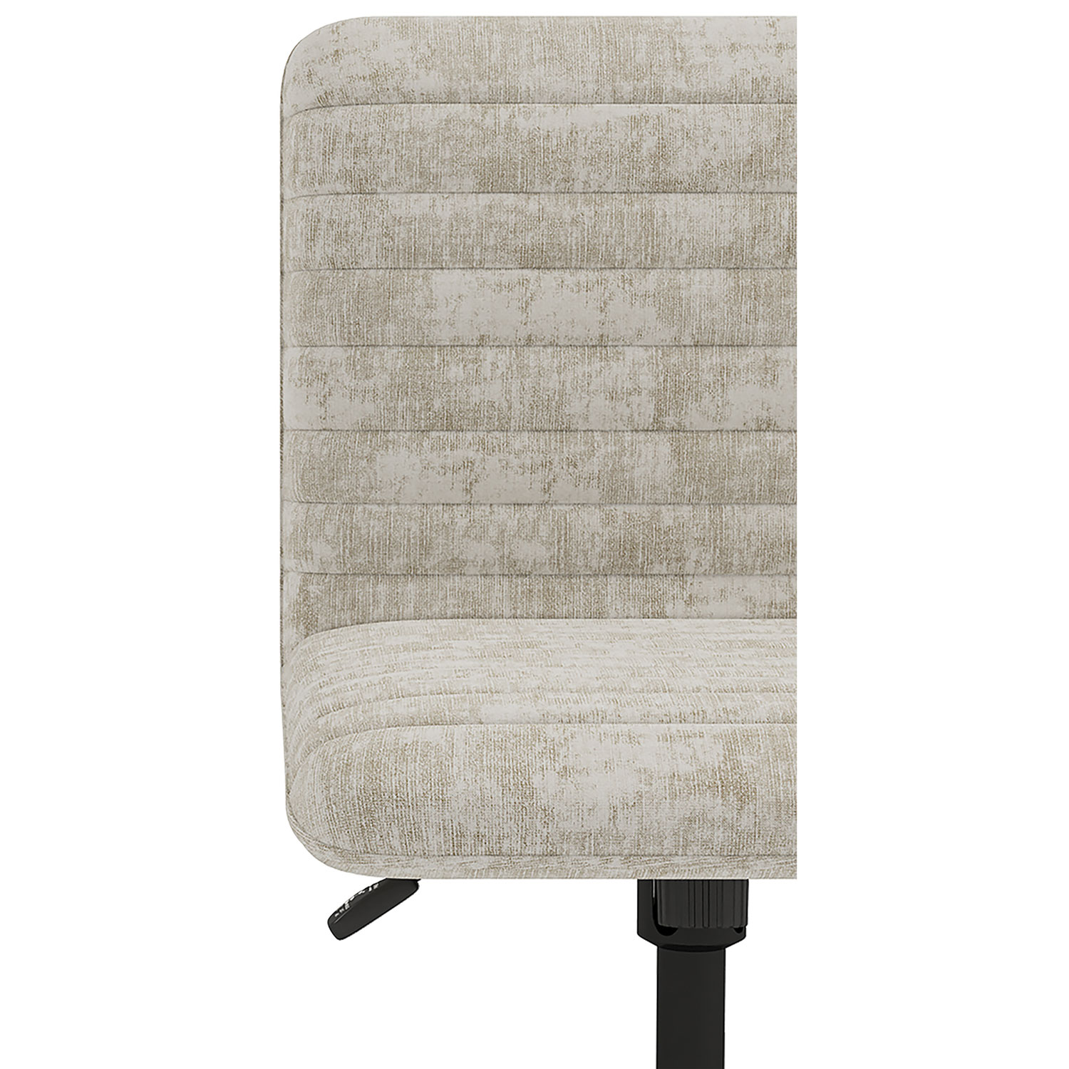 Fauteuil de bureau à dossier mi-haut en polyester Otto de Brassex - Beige