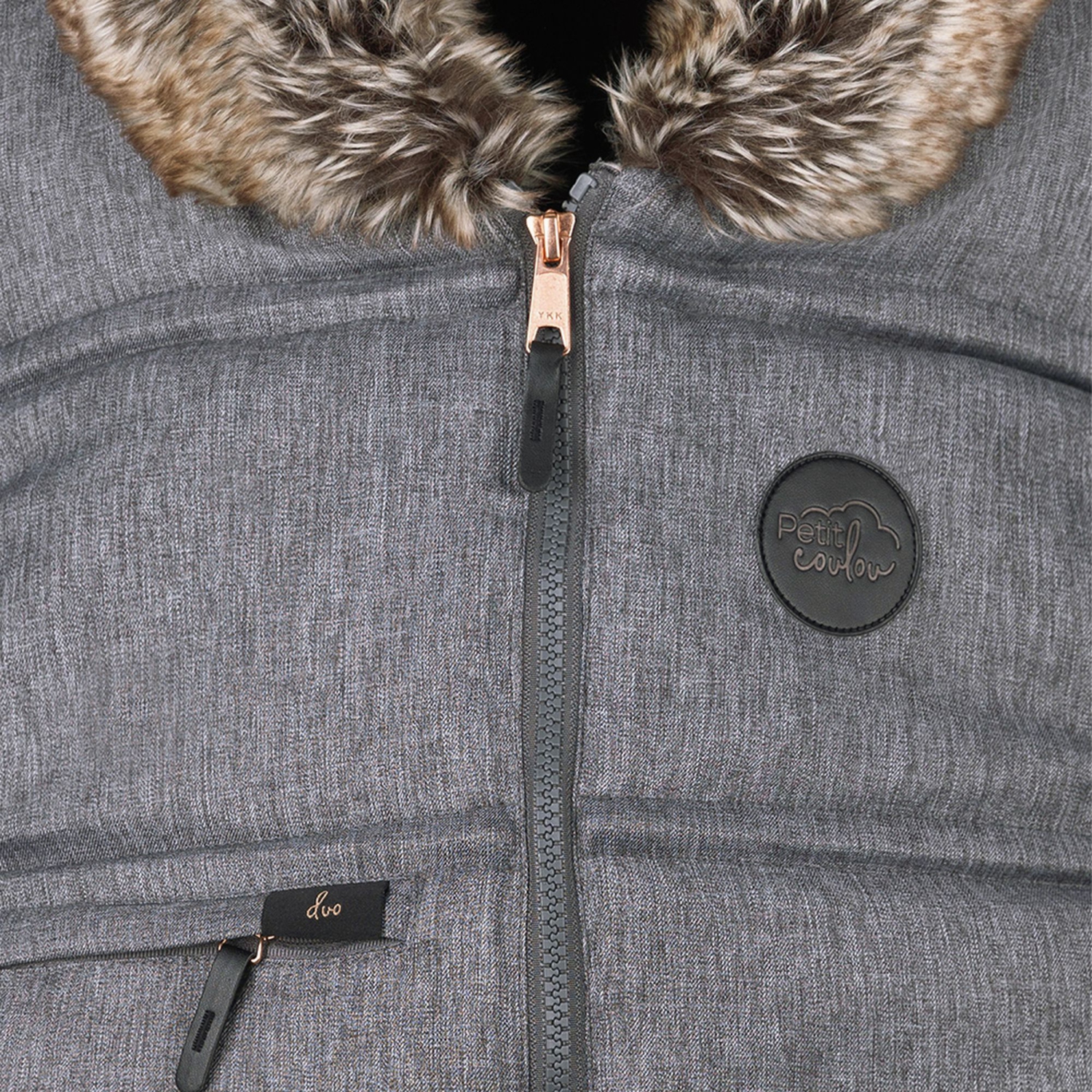 Petit Coulou 3 Season Cover for Infant Car Seats - Graphite