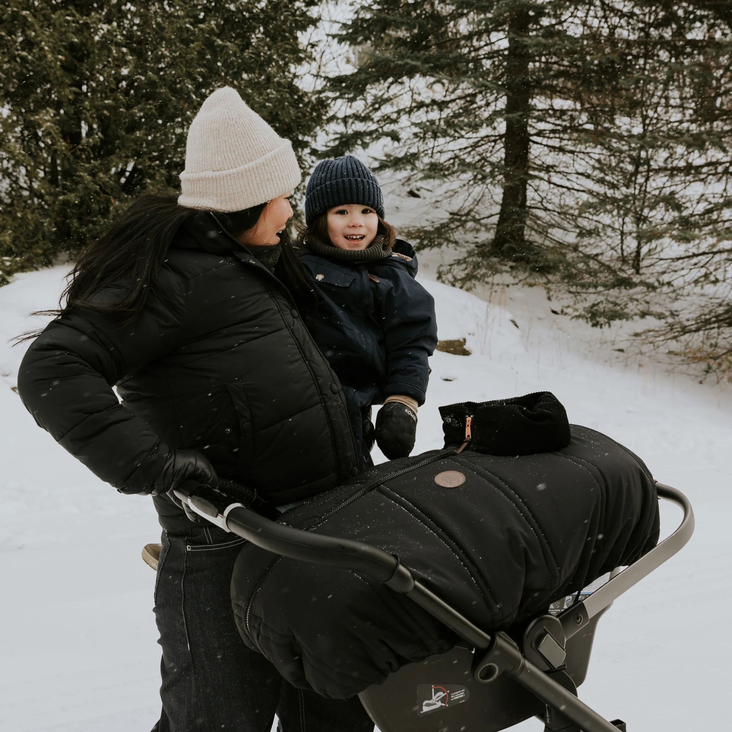 Petit Coulou Lightweight Cover for Infant Car Seats - Lichen