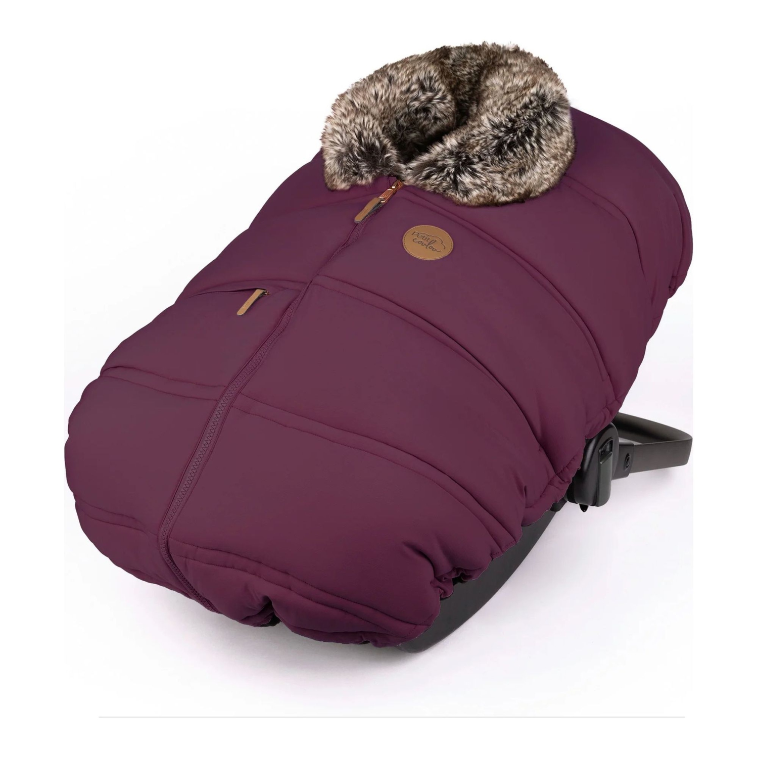 Housse d'hiver Petit Coulou pour sièges d'auto pour bébé - Prune