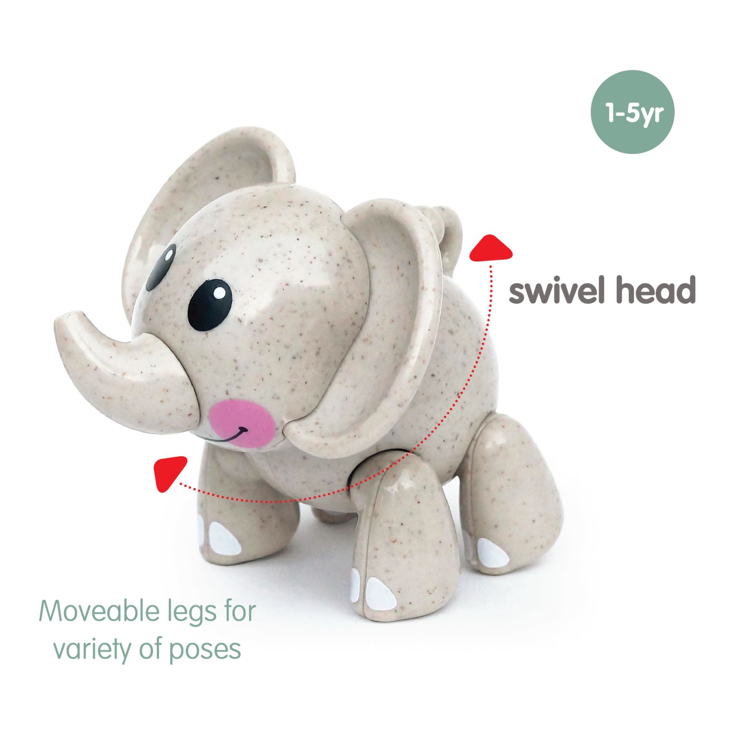Tolo Baby First Friends Posable Toy - Elephant