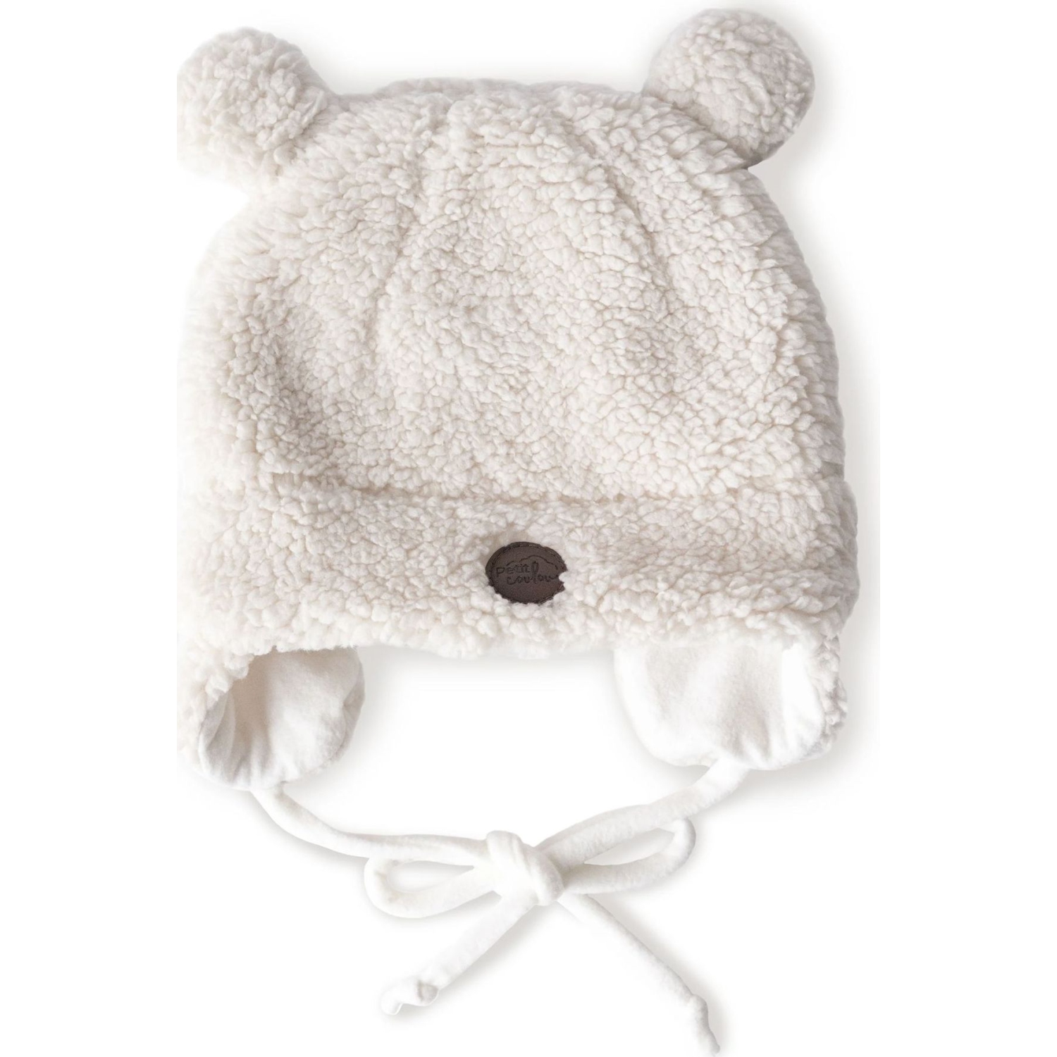Petit Coulou Sherpa Teddy Bear Baby Winter Hat