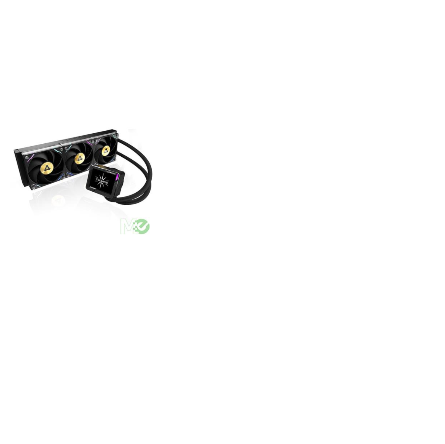 TCOMASLG700 PRO ARGB 360mm AIO Liquid CPU Cooler w/ ARGB Lighting, Black