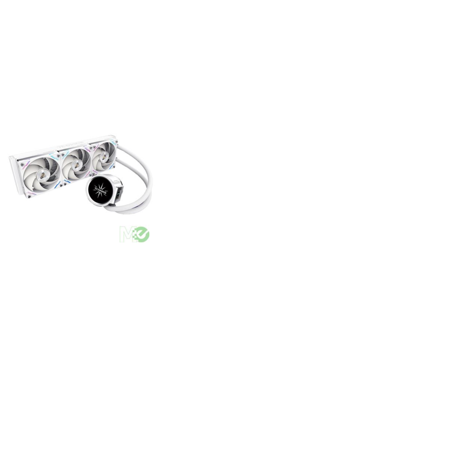 TCOMASLX800 PRO 360 Liquid AIO CPU Cooler w/ RGB Lighting, White