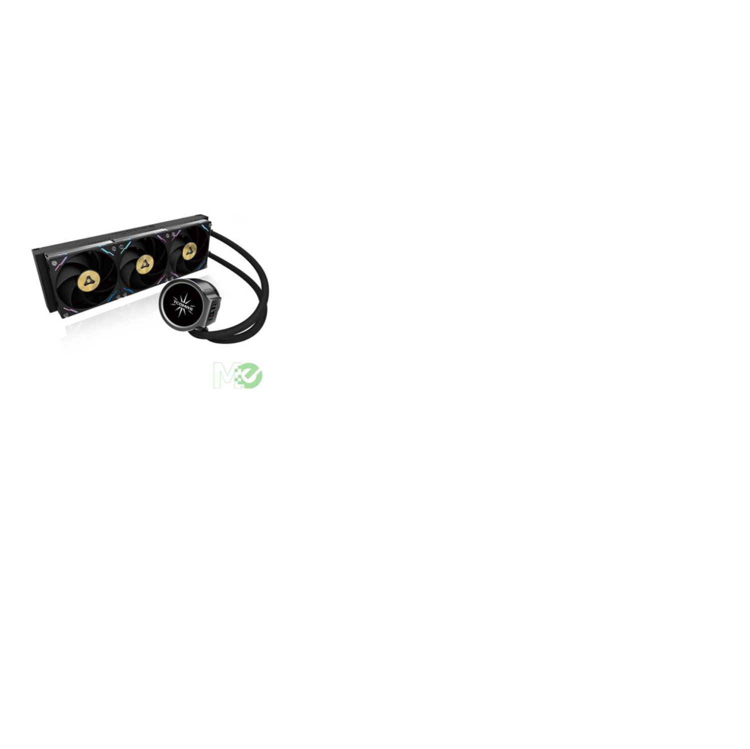 TCOMASLX800 PRO 360 Liquid AIO CPU Cooler w/ RGB Lighting, Black