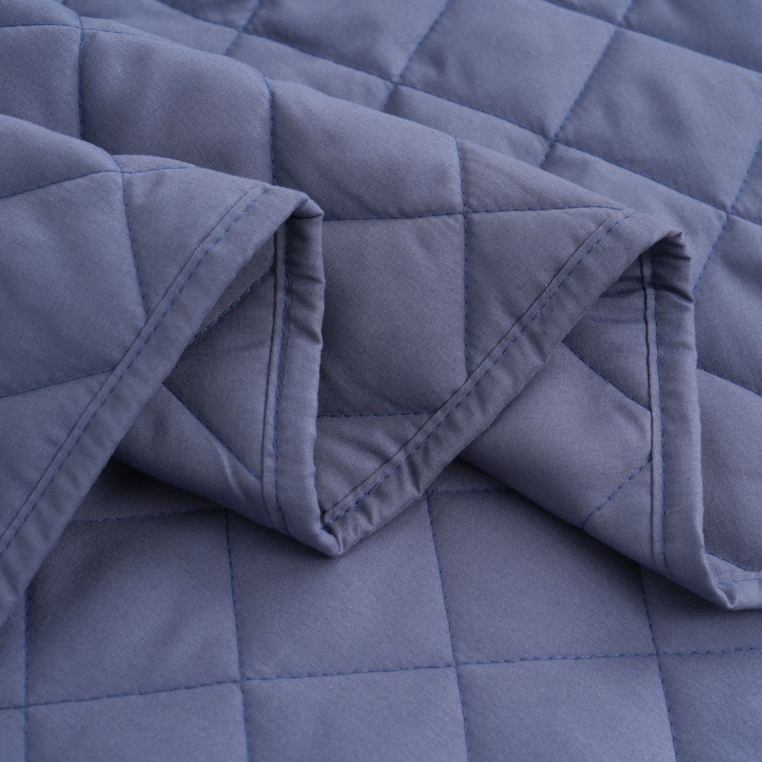 Ocean Fine Bedding Quilted Coverlet King; 300 TC, Soft, Breathable and Eco-Conscious, Blue