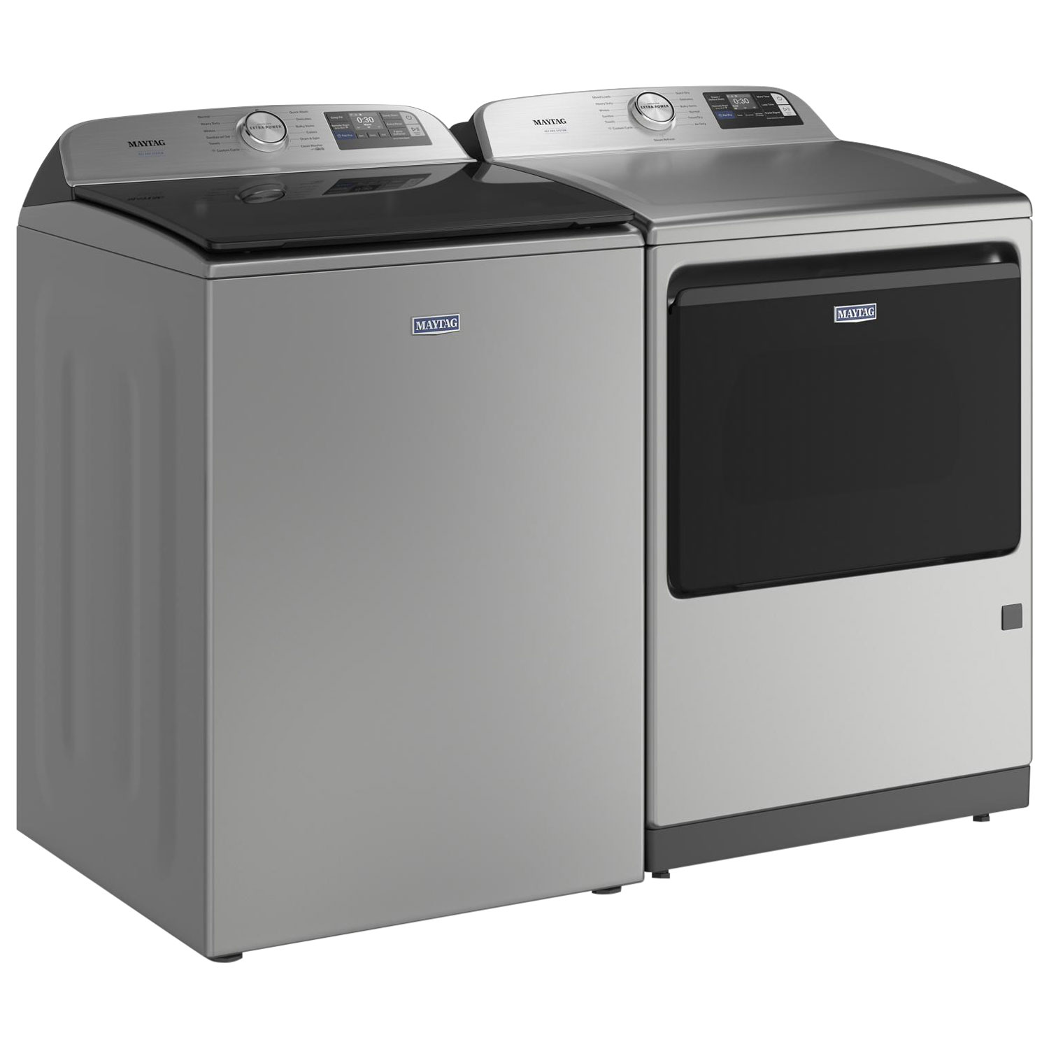 Sécheuse à gaz à vapeur de 7,4 pi³ Pet Pro de Maytag - Argent classique