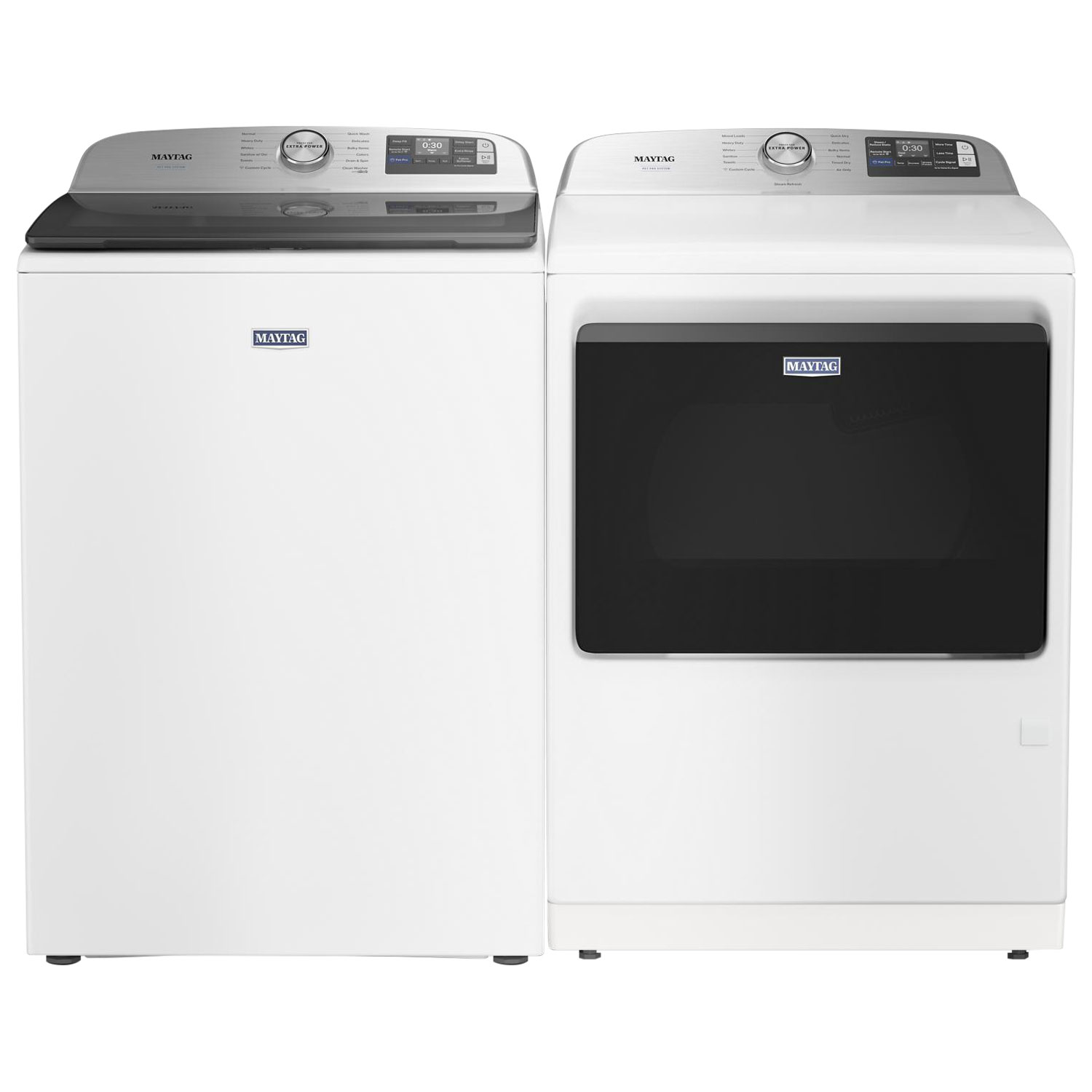 Maytag Pet Pro 7.4 Cu. Ft. Gas Steam Dryer - White