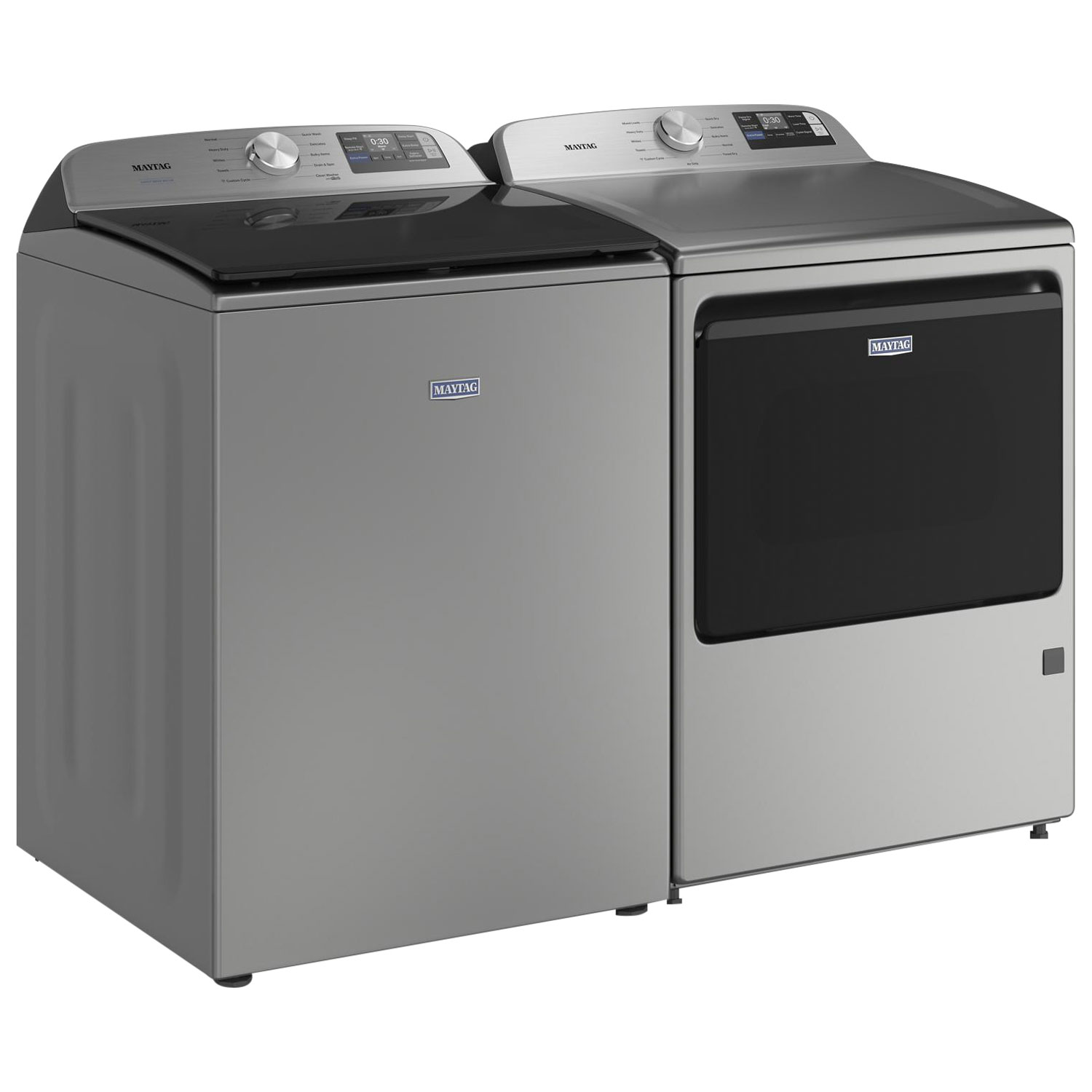 Sécheuse à gaz de 7,4 pi³ de Maytag - Argent classique