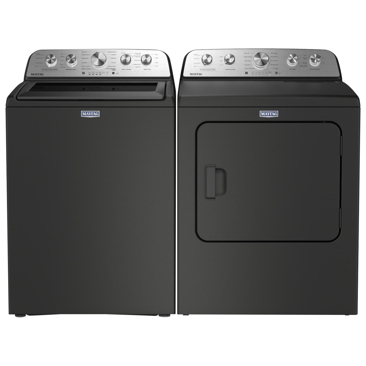Maytag Pet Pro 7.0 Cu. Ft. Gas Steam Dryer - Volcano Black