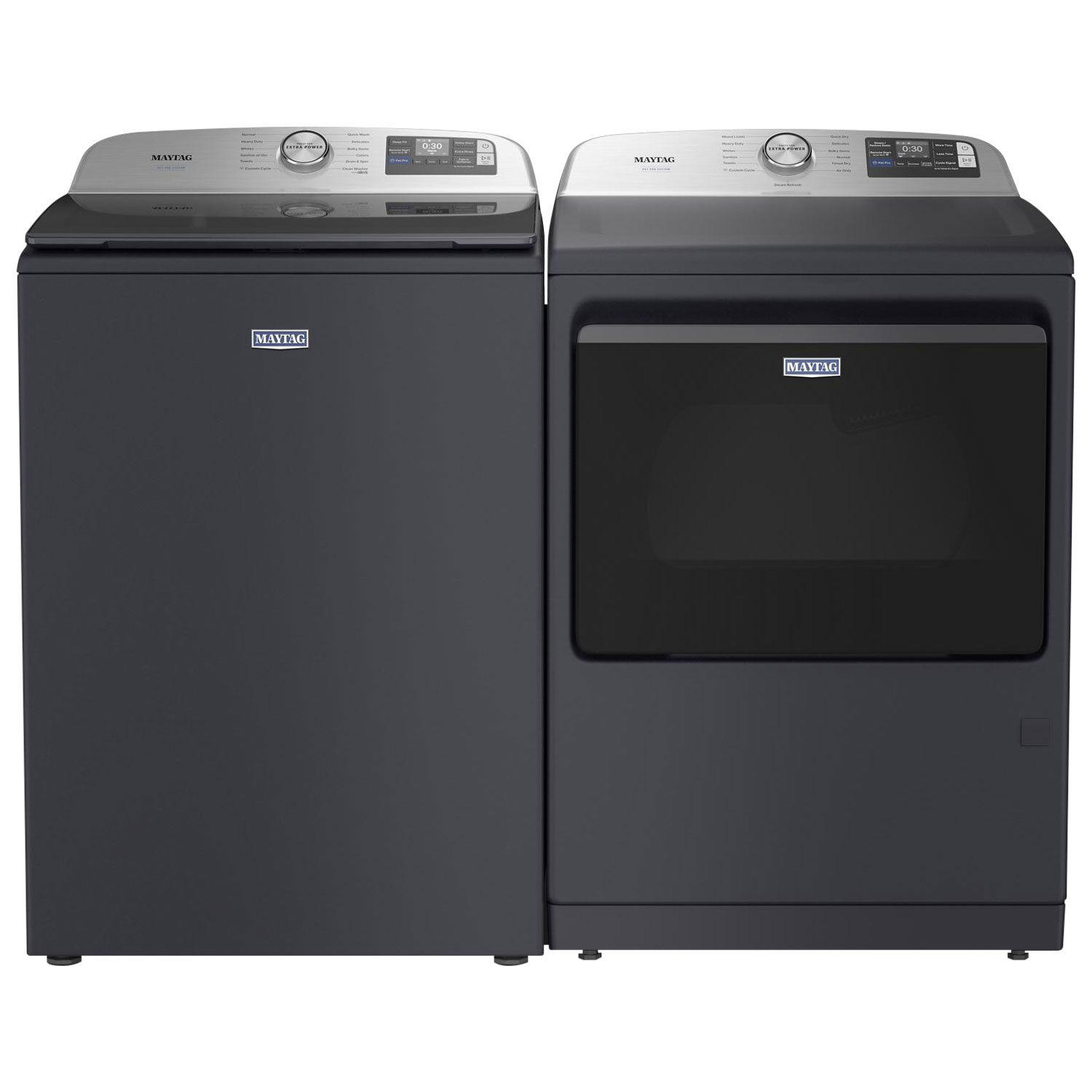 Maytag Pet Pro 7.4 Cu. Ft. Gas Steam Dryer - Midnight Steel