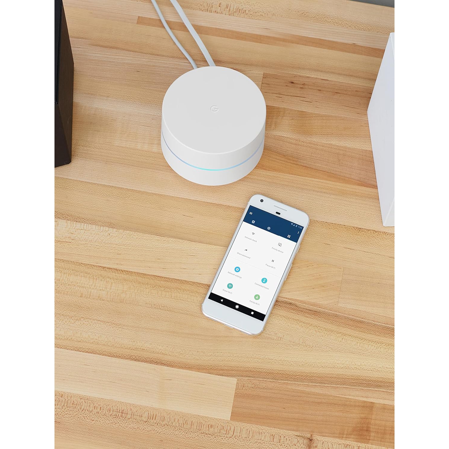 Système maillé Google Wi-Fi – Couverture intégrale pour la maison jusqu'à 4&nbsp;500&nbsp;pi² – Remplacement de routeur bibande AC1200 – Compatible