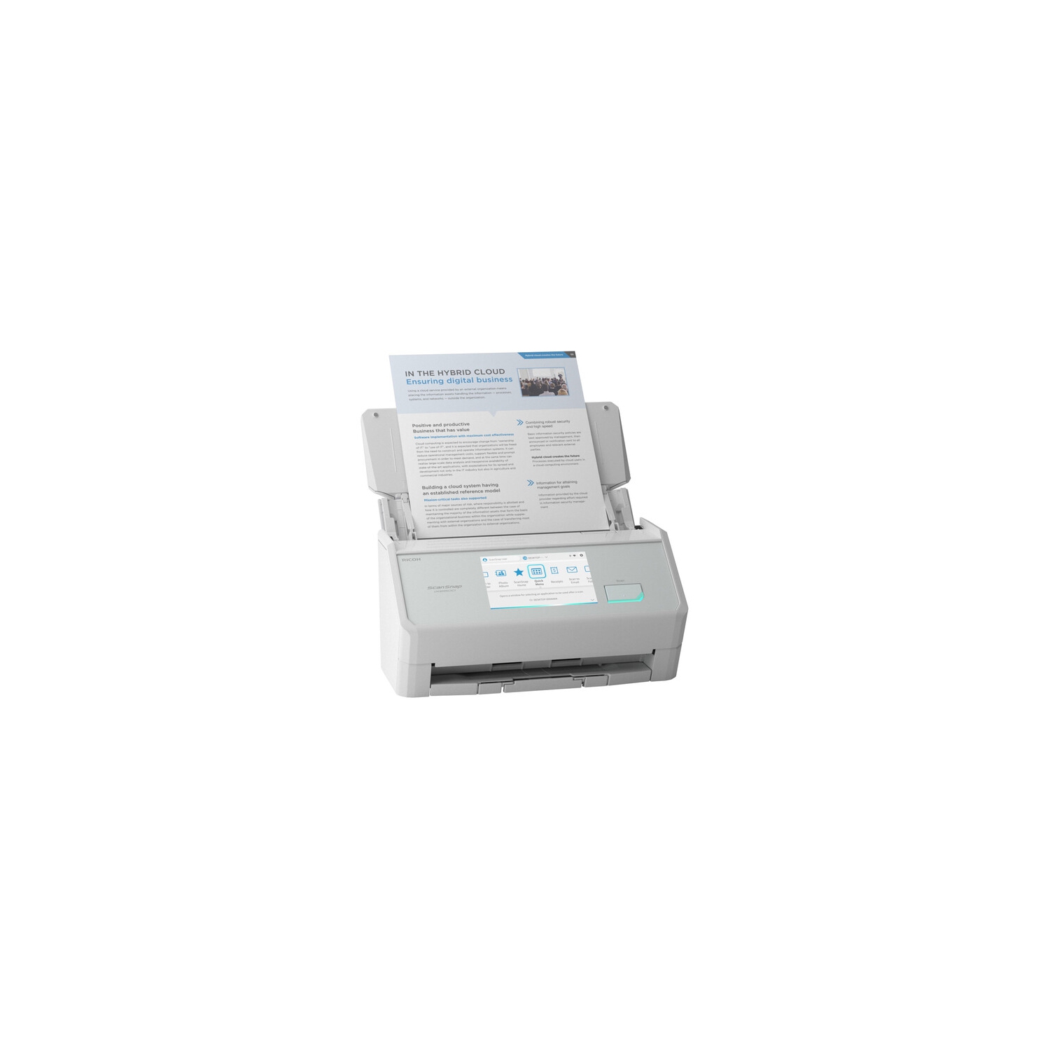Numériseur de documents ScanSnap iX2500 de Ricoh - Blanc -