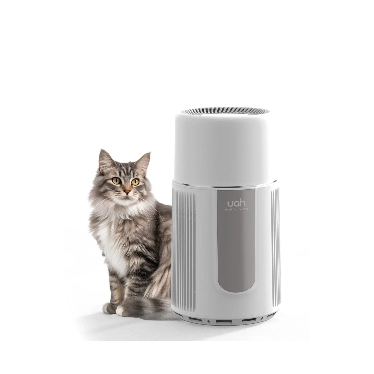 uahpet Air Purifiers for Pets, Dogs Cats Air Purifiers with Air Quality and 3 Mode Fan Speed, HEPA Filter Air Purifiers for Pets, Floating Hair,