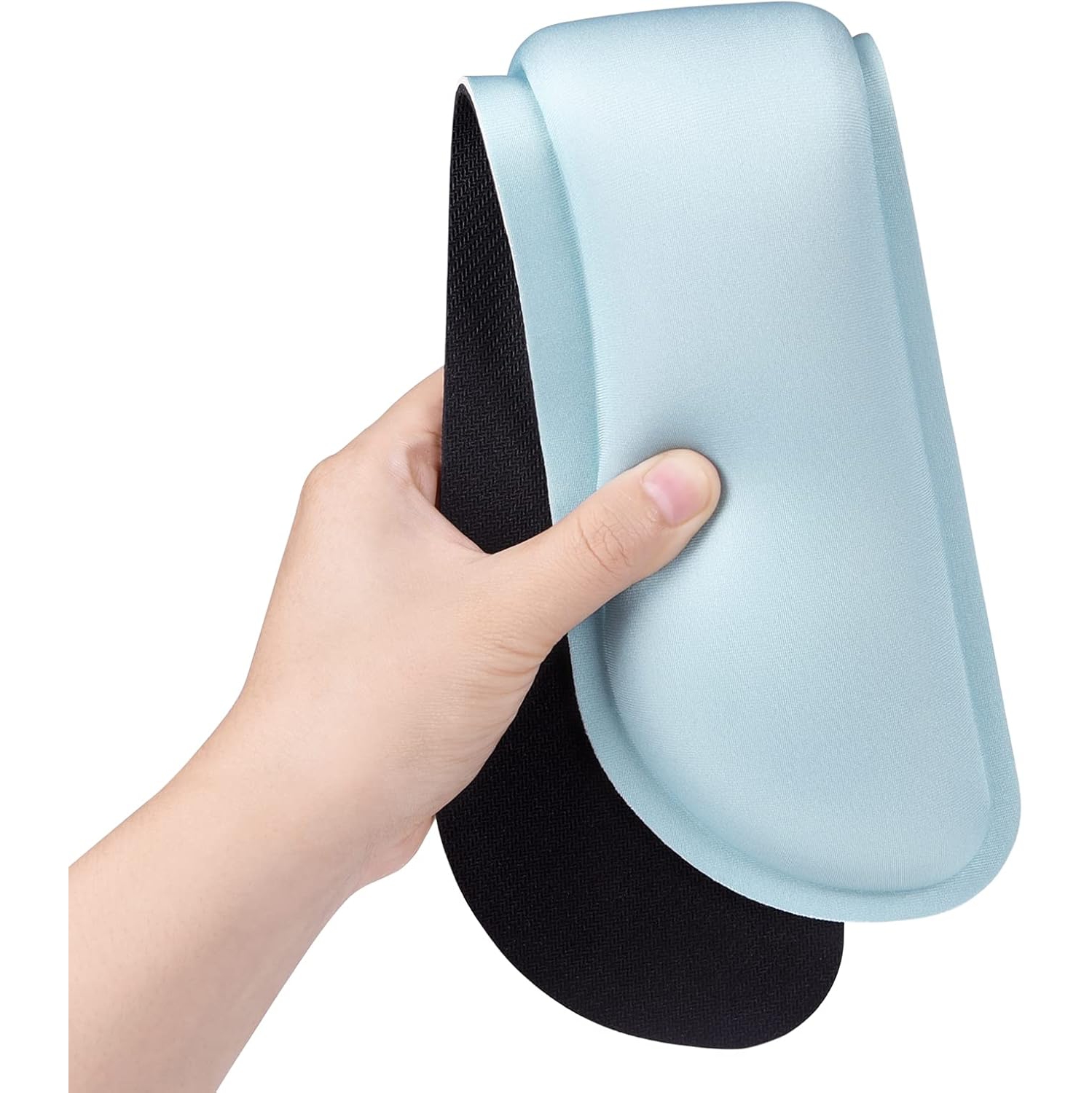 Keyboard Wrist Rest Pad, Memory Foam Set Wrist Cushion Support for Pain Relief, Anti-Slip Wrist Support for Computer, Laptop, Sky Blue