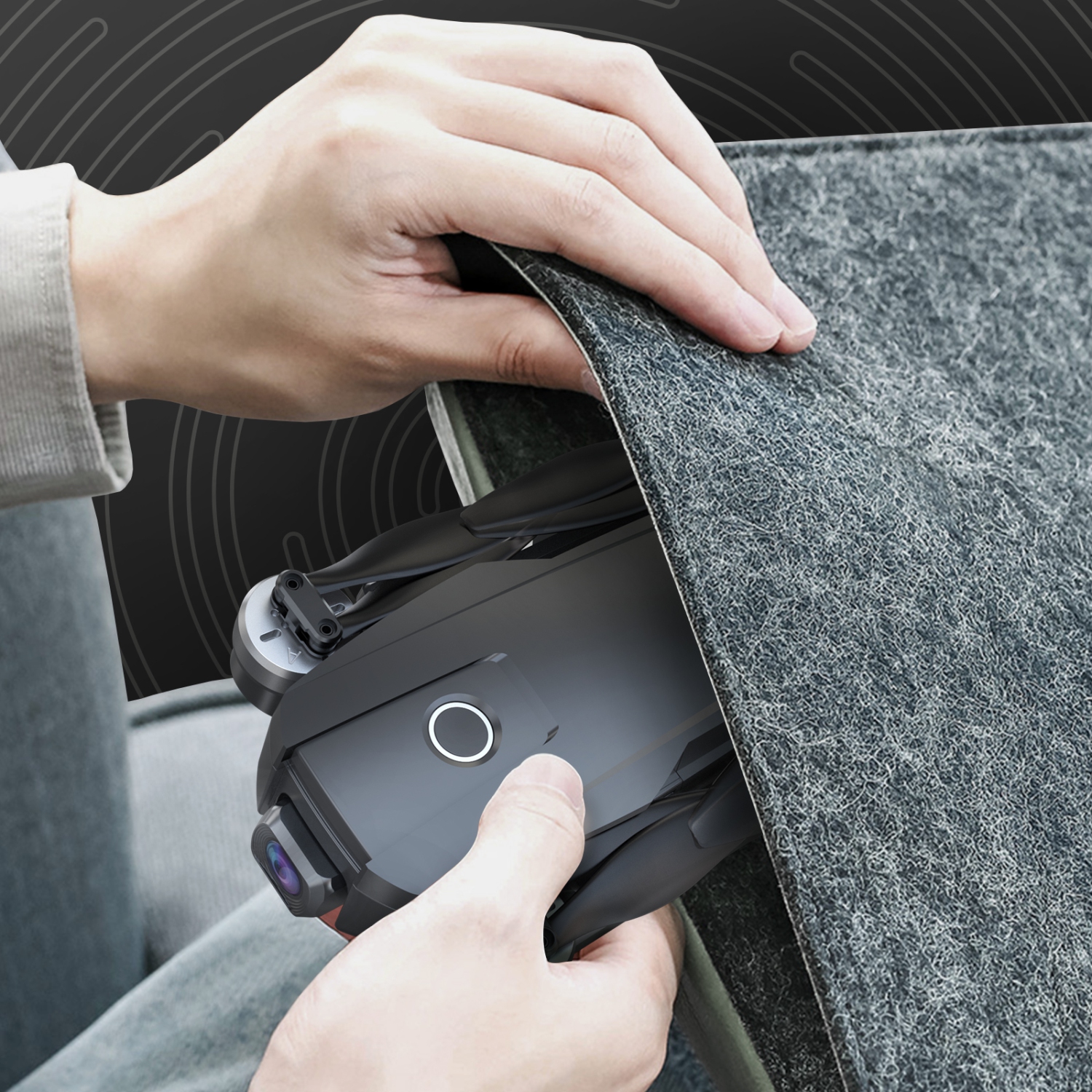 Holy Stone HS720E GPS Drone with 4K EIS UHD 130°FOV Camera for Adults Beginner, FPV Quadcopter with Brushless Motor, 2 Batteries 46 Min Flight Time,