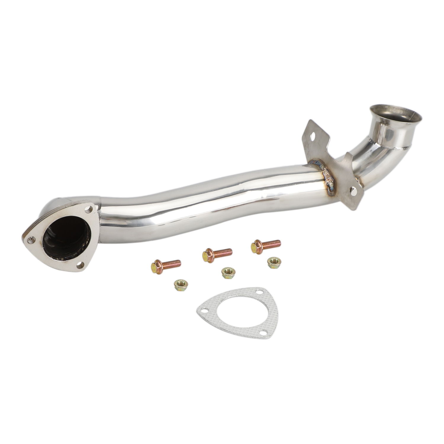 2.5" Exhaust Catless DownPipe w/ Gaskets For MINI Cooper S R55-R61 1.6 Turbo 2007-2016