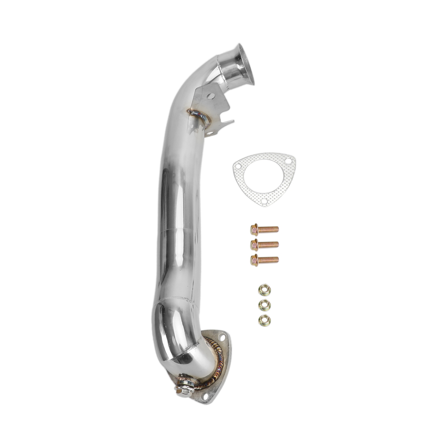 2.5" Exhaust Catless DownPipe w/ Gaskets For MINI Cooper S R55-R61 1.6 Turbo 2007-2016