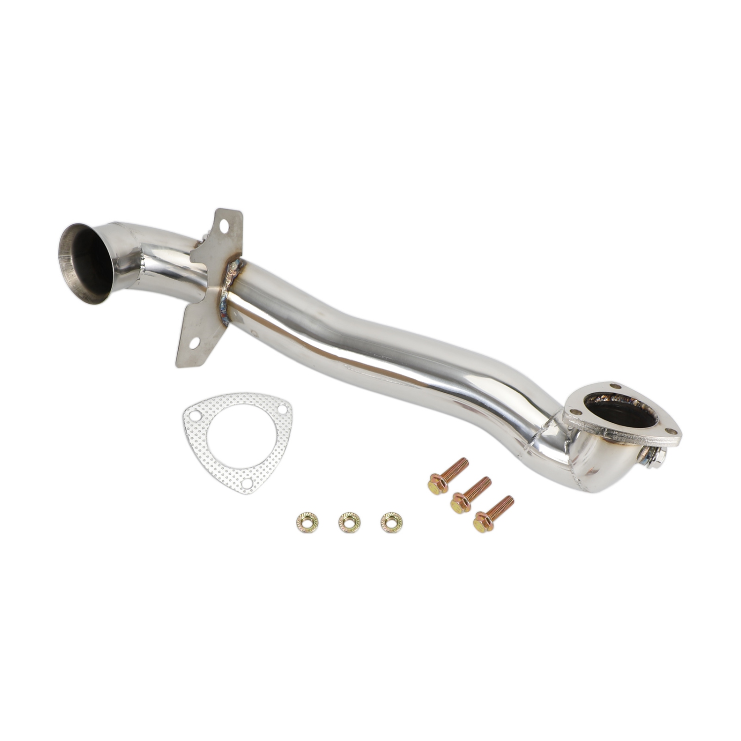 2.5" Exhaust Catless DownPipe w/ Gaskets For MINI Cooper S R55-R61 1.6 Turbo 2007-2016
