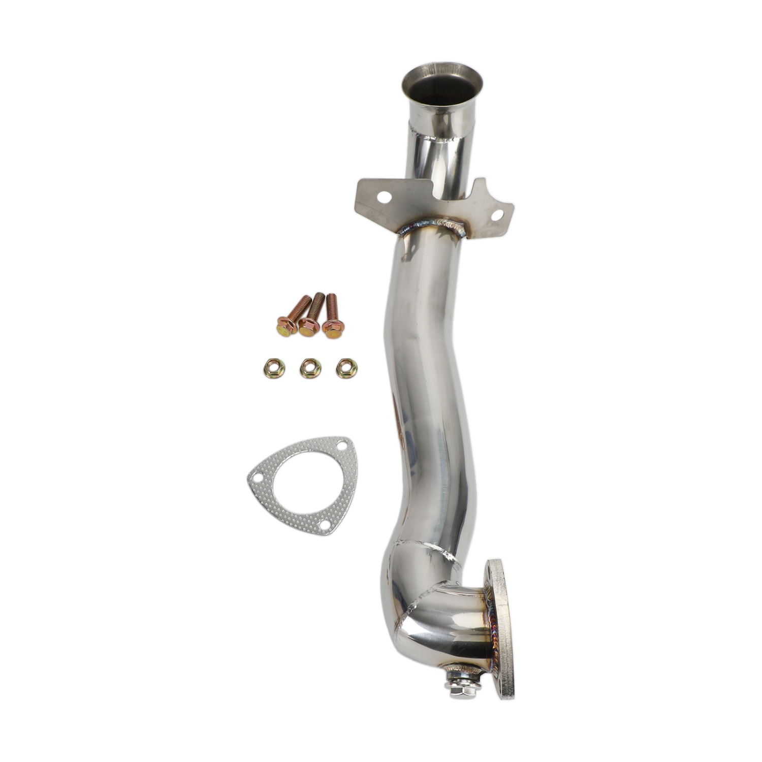 2.5" Exhaust Catless DownPipe w/ Gaskets For MINI Cooper S R55-R61 1.6 Turbo 2007-2016