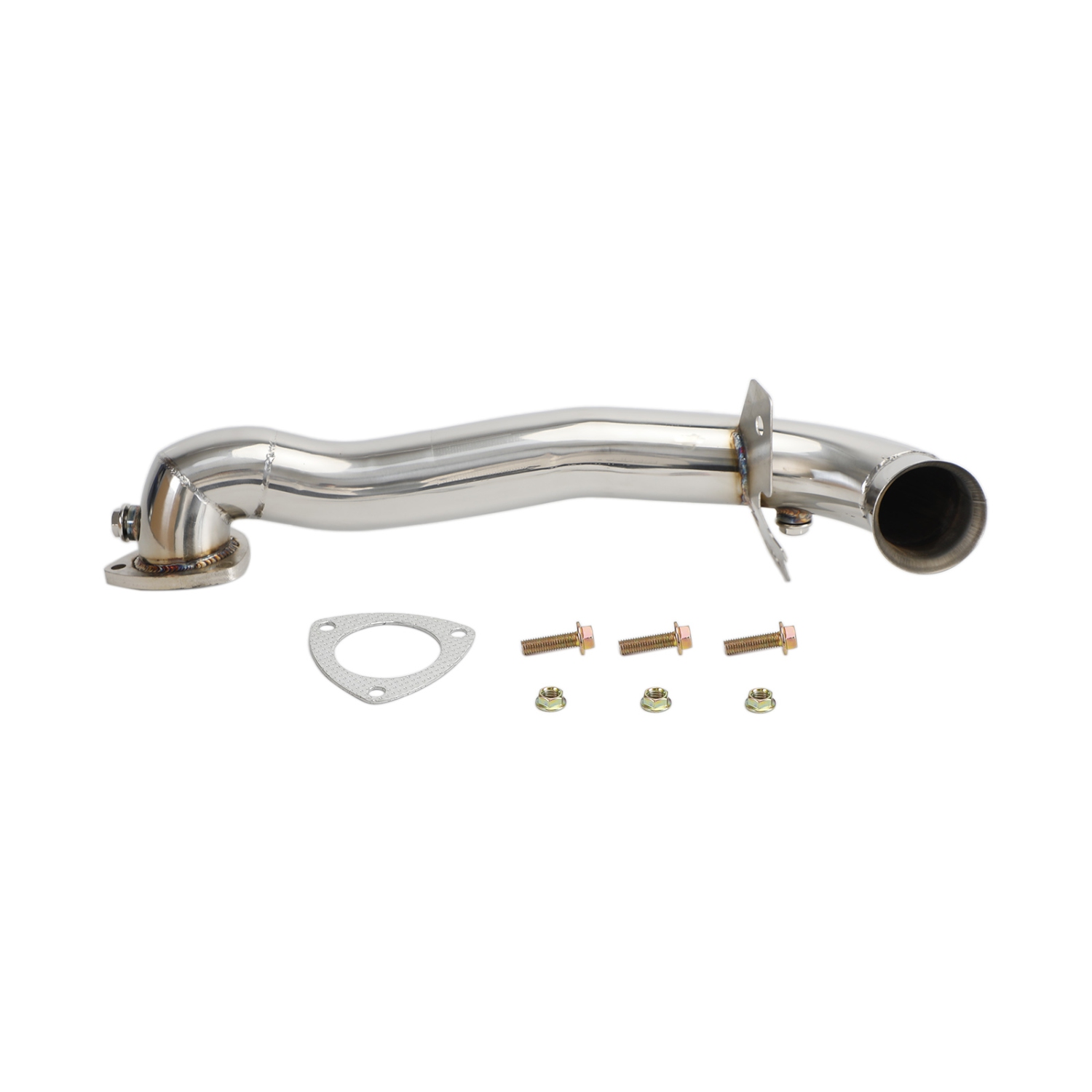 2.5" Exhaust Catless DownPipe w/ Gaskets For MINI Cooper S R55-R61 1.6 Turbo 2007-2016
