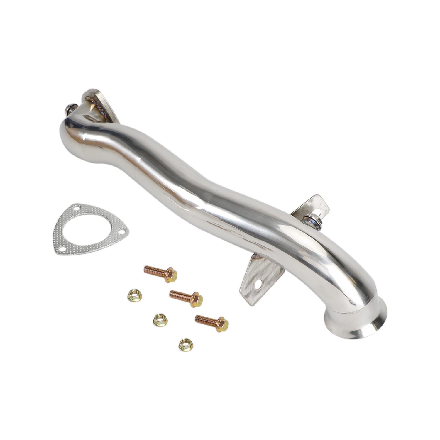 2.5" Exhaust Catless DownPipe w/ Gaskets For MINI Cooper S R55-R61 1.6 Turbo 2007-2016