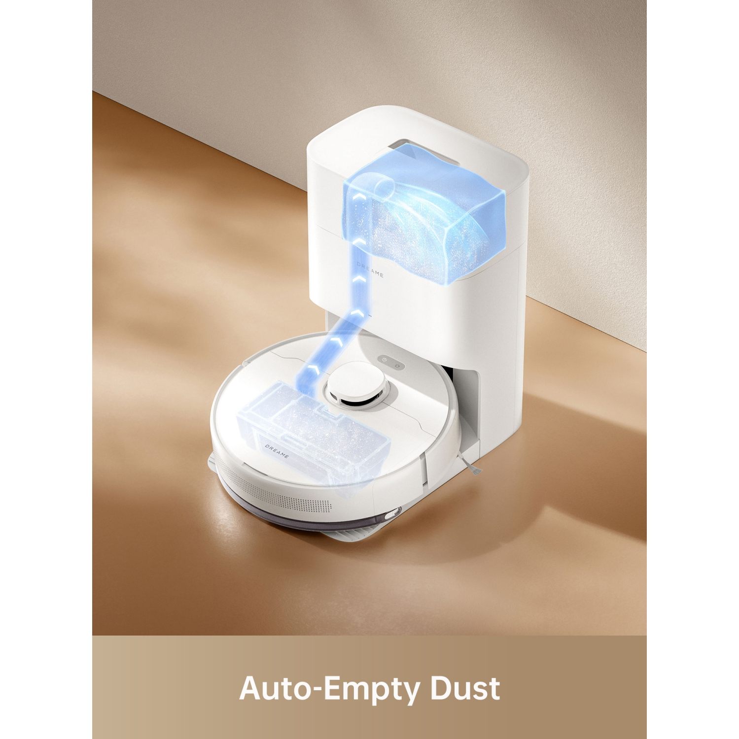 Dreame C20 Plus Robot Vacuum and Mop with Self Emptying Base for 90 Days of Cleaning, 6000 Pa Suction and LiDAR Navigation, Smart Mapping and