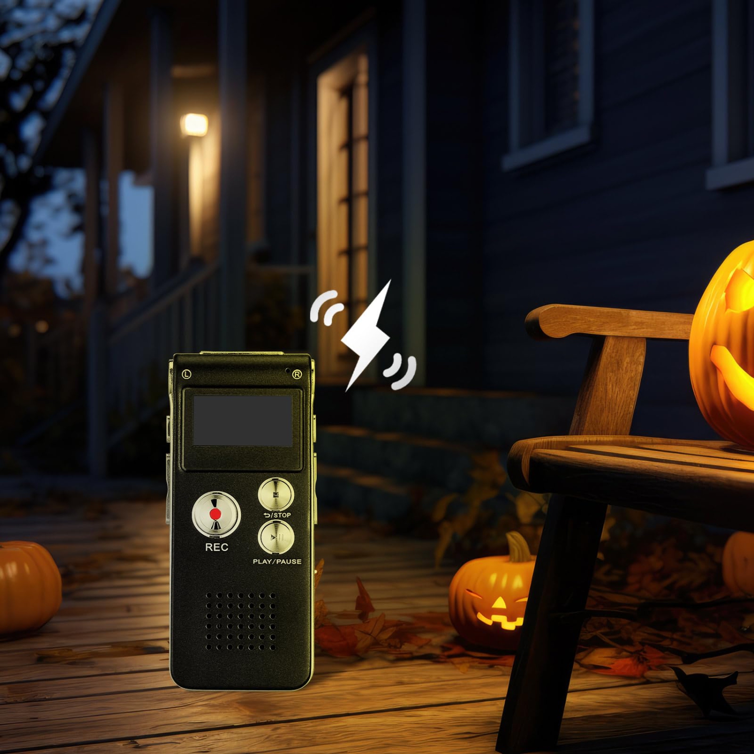 Enregistreur numérique portatif activé par la voix : lecteur MP3, lecteur audio numérique, chargeur USB, longue autonomie, léger et portatif