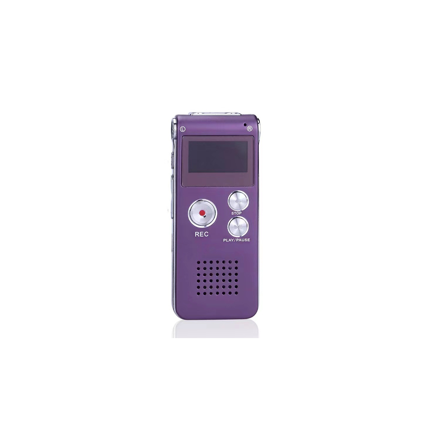 Enregistreur numérique portatif activé par la voix&nbsp;: lecteur MP3, lecteur audio numérique, chargement USB, longue autonomie, léger et portatif,