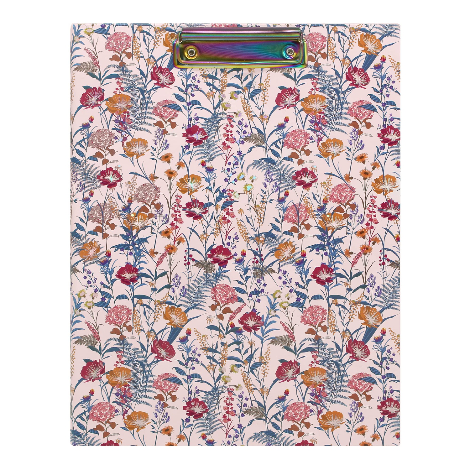 Pukka Pad, Bloom A4 Padfolio , Planchette de rangement de documents avec dossier intérieur et bloc-notes , 32 x 13,5&nbsp;cm , Crème