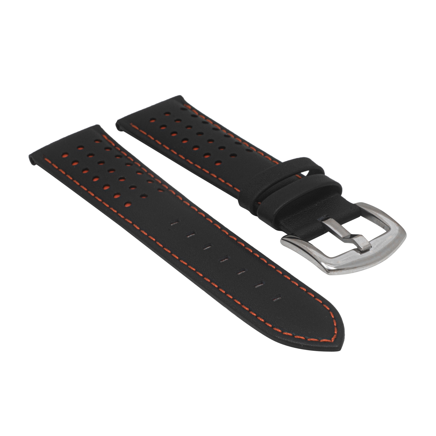 Bracelet de course en cuir pour hommes 20&nbsp;mm de Bandini pour Galaxy Watch8 7 6 5 4 de Samsung, Active, convient aux Garmin Vivoactive, Vivomove