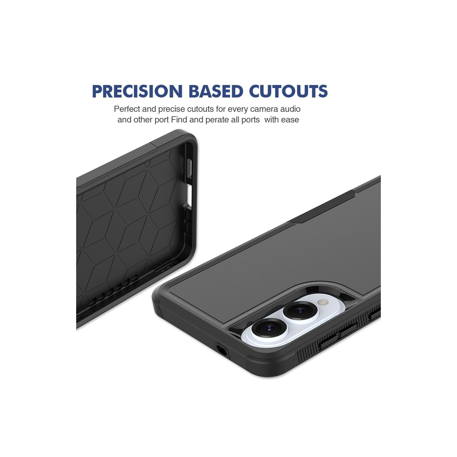 Étui rigide ajusté robuste Dual Layered Comm de XCRS pour Galaxy S25 Edge