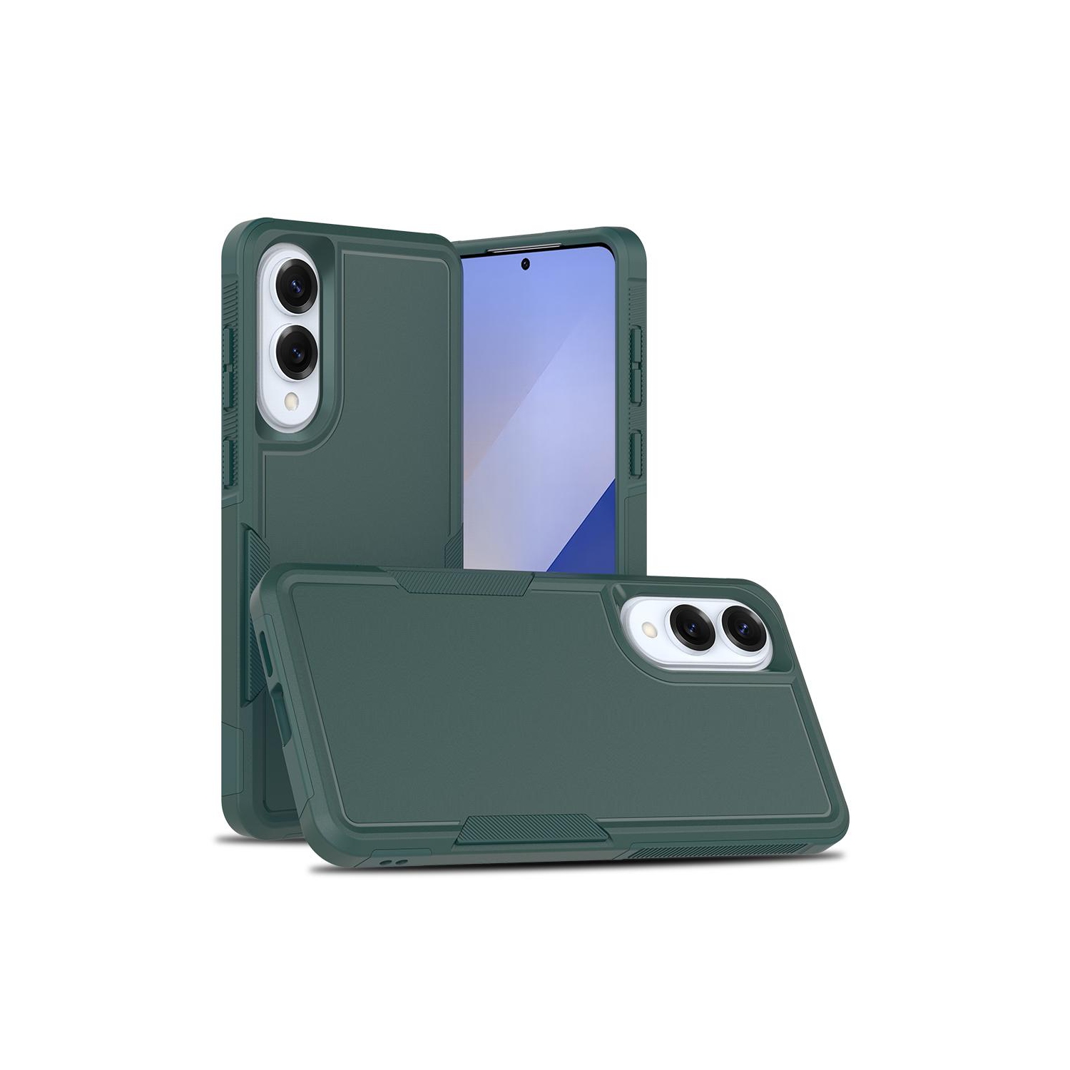 Étui rigide ajusté robuste Dual Layered Comm de XCRS pour Galaxy S25 Edge