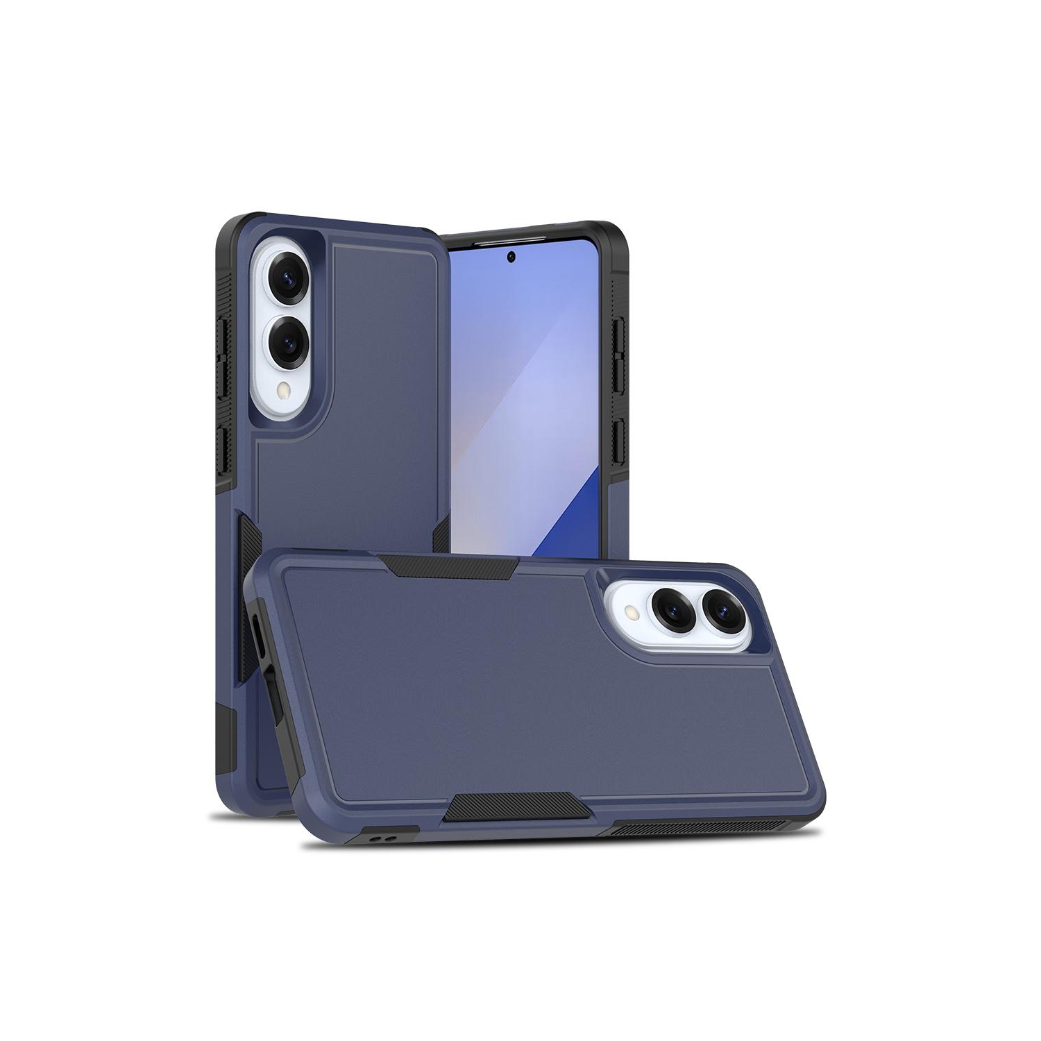 Étui rigide ajusté robuste Dual Layered Comm de XCRS pour Galaxy S25 Edge