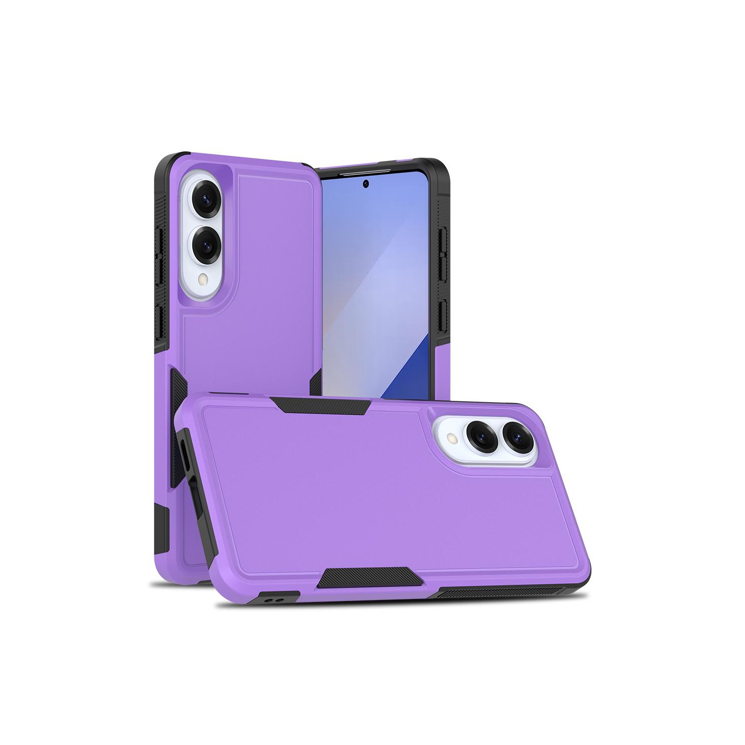 XCRS Dual Layered Comm Rugged Fitted Hardshell Case for Galaxy S25 Edge