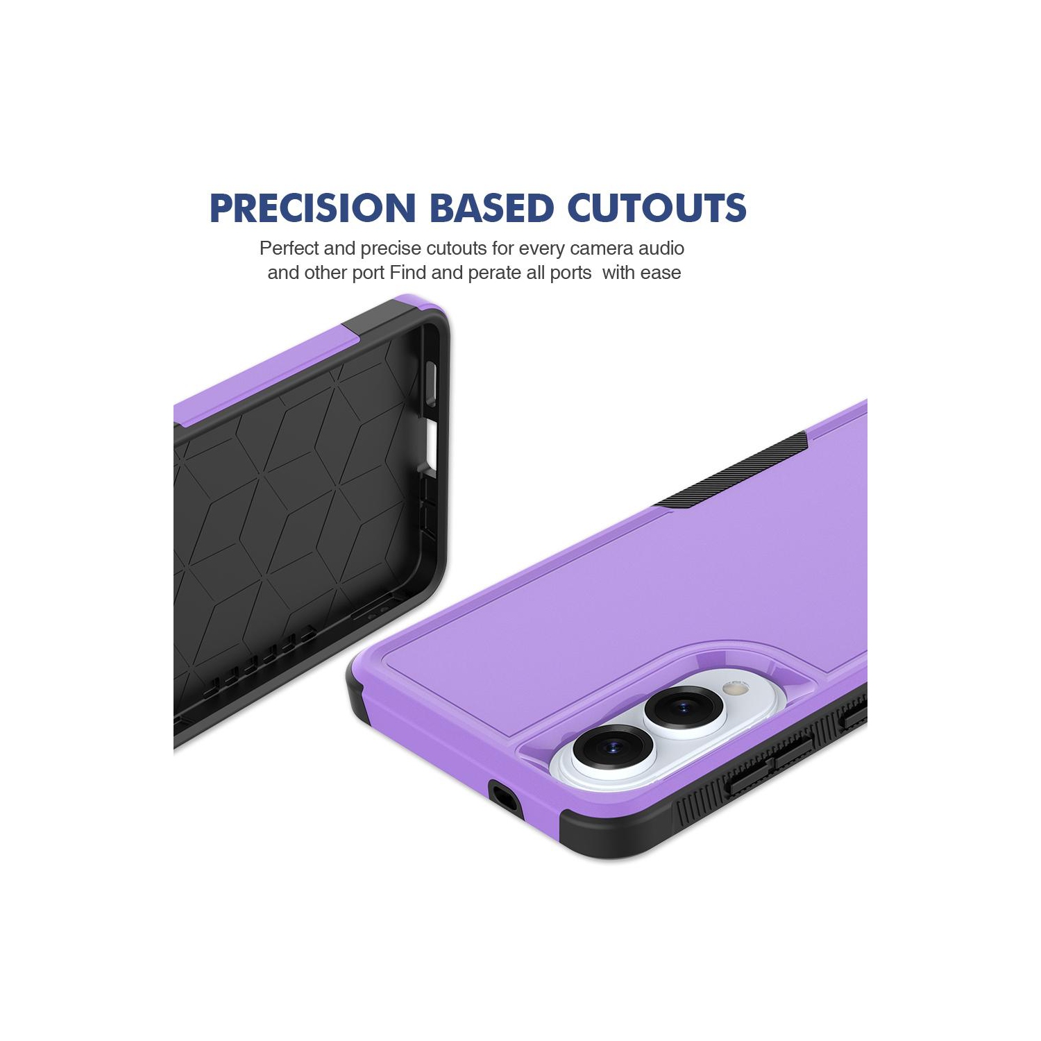 XCRS Dual Layered Comm Rugged Fitted Hardshell Case for Galaxy S25 Edge