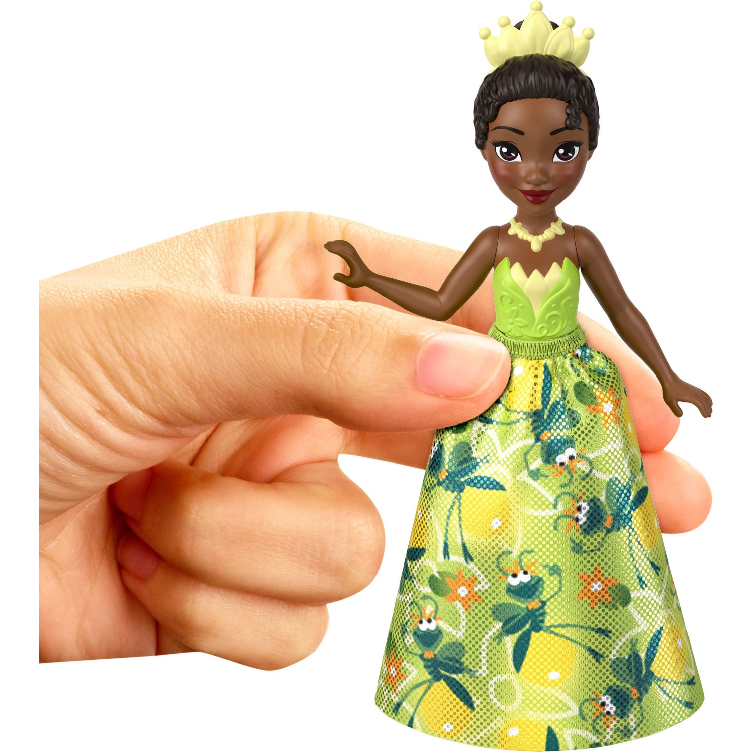 Mattel Disney Princess & Friends Set with 5 Posable Small Dolls in Removable Skirts or Pants & 5 Friend Figures, Inspire