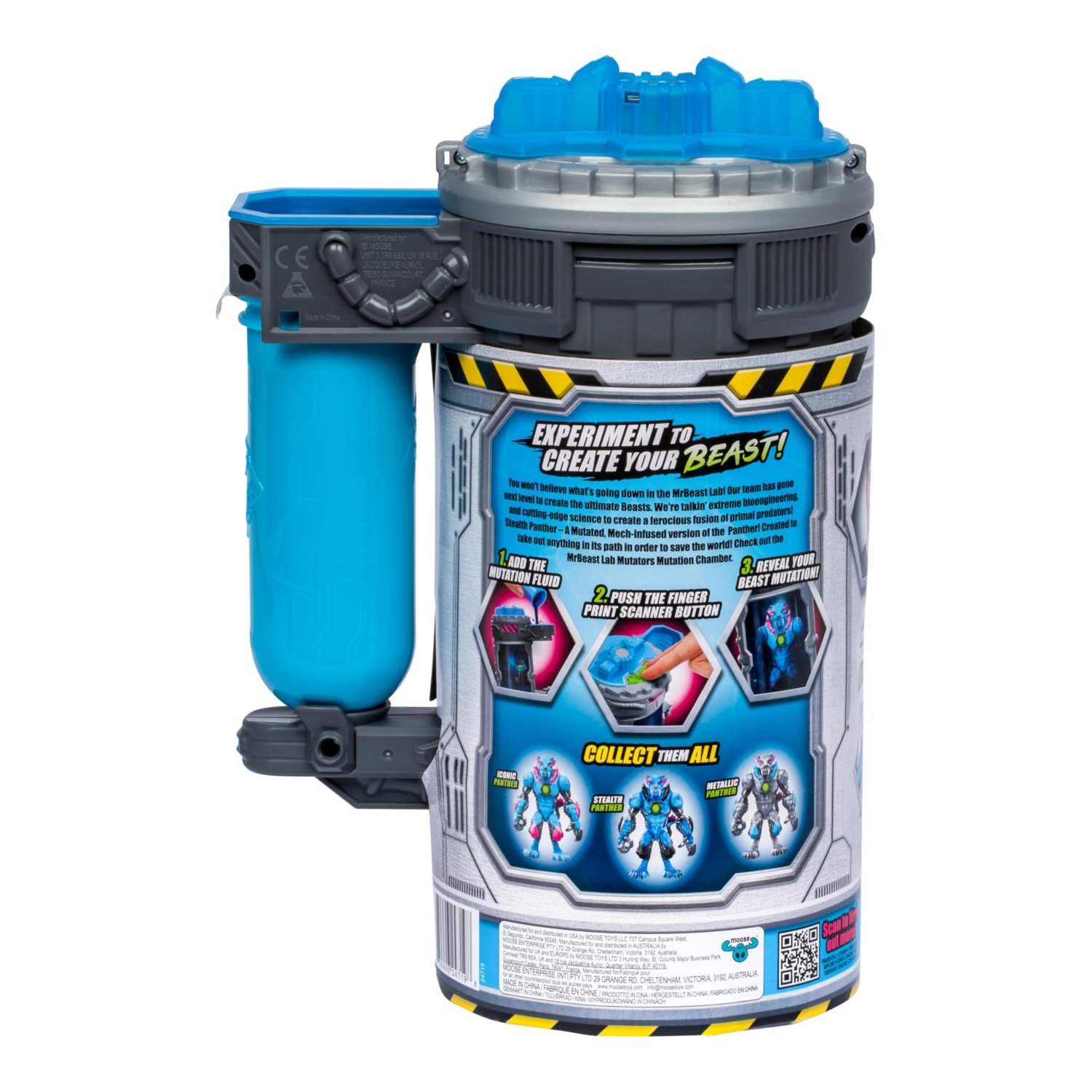 MrBeast Lab Mutators, Mutate The Ultimate Beast with MrBeast Lab Mutators. 3 to Collect, The Iconic Panther, Stealth Pan