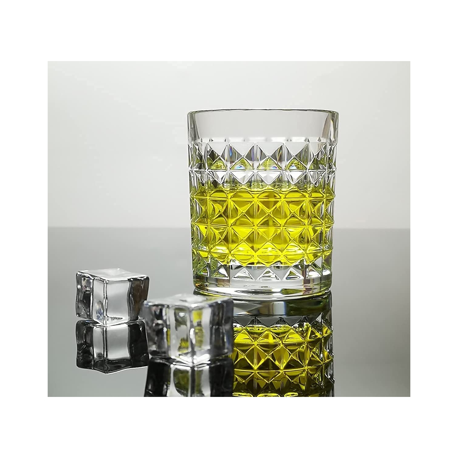 [Look Like Glass] 8 Oz Set of 6 Tritan Plastic Glasses Unbreakable Drinking Cups Dishwasher Safe BPA Free Shatterproof D